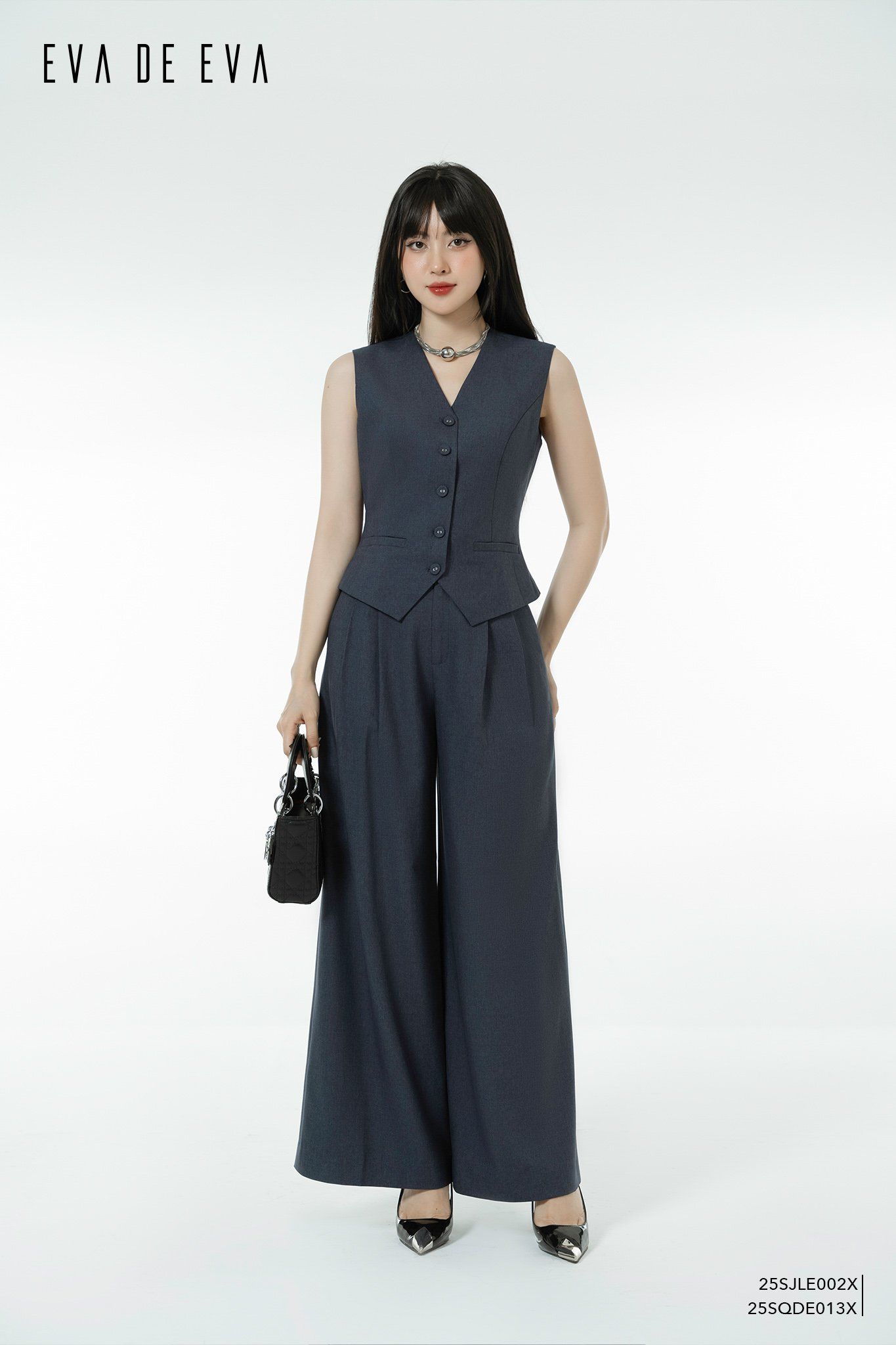  Quần dài, Ống suông 25SQDE013X 