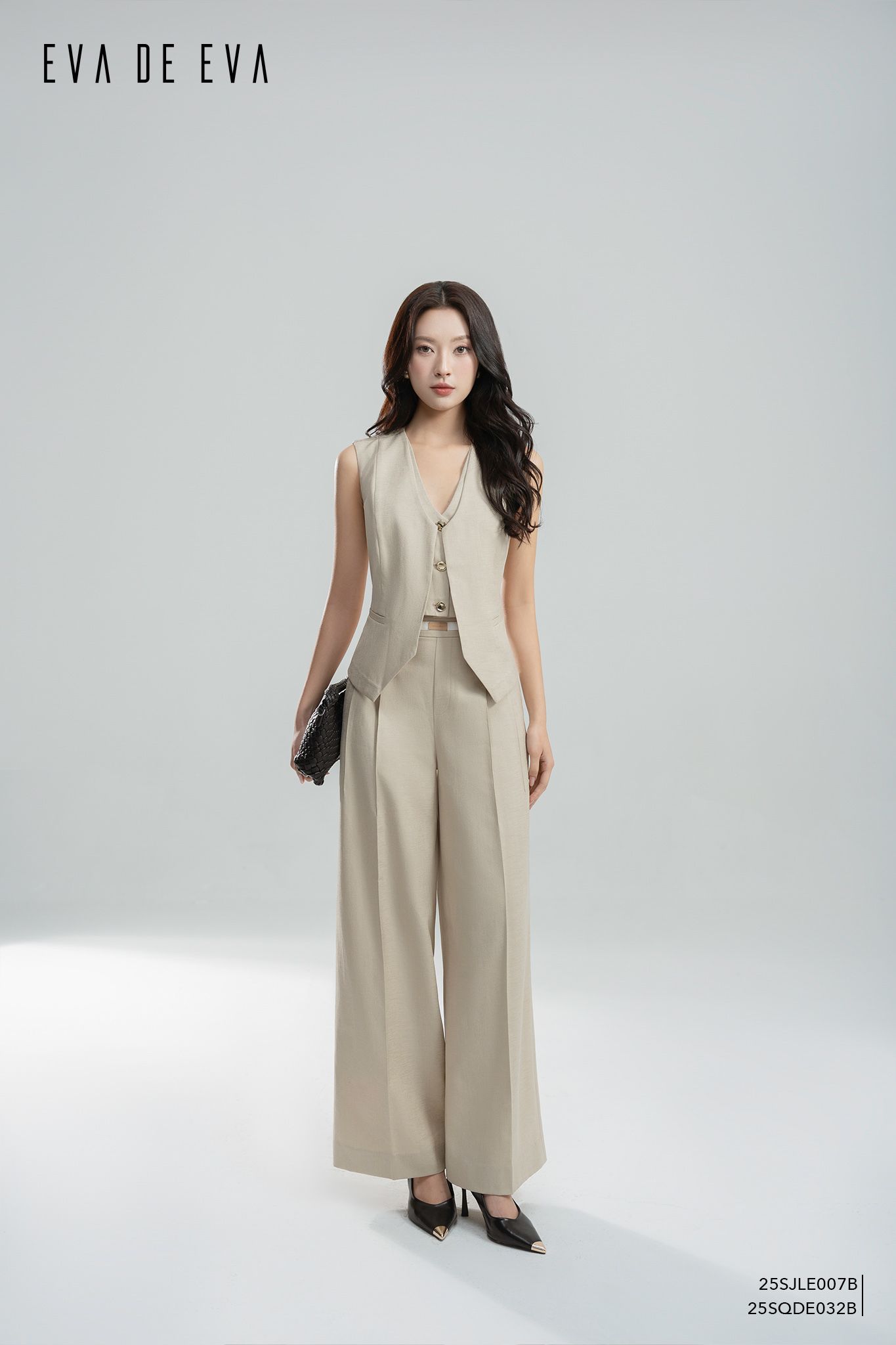  Quần dài, Ống suông 25SQDE032B 