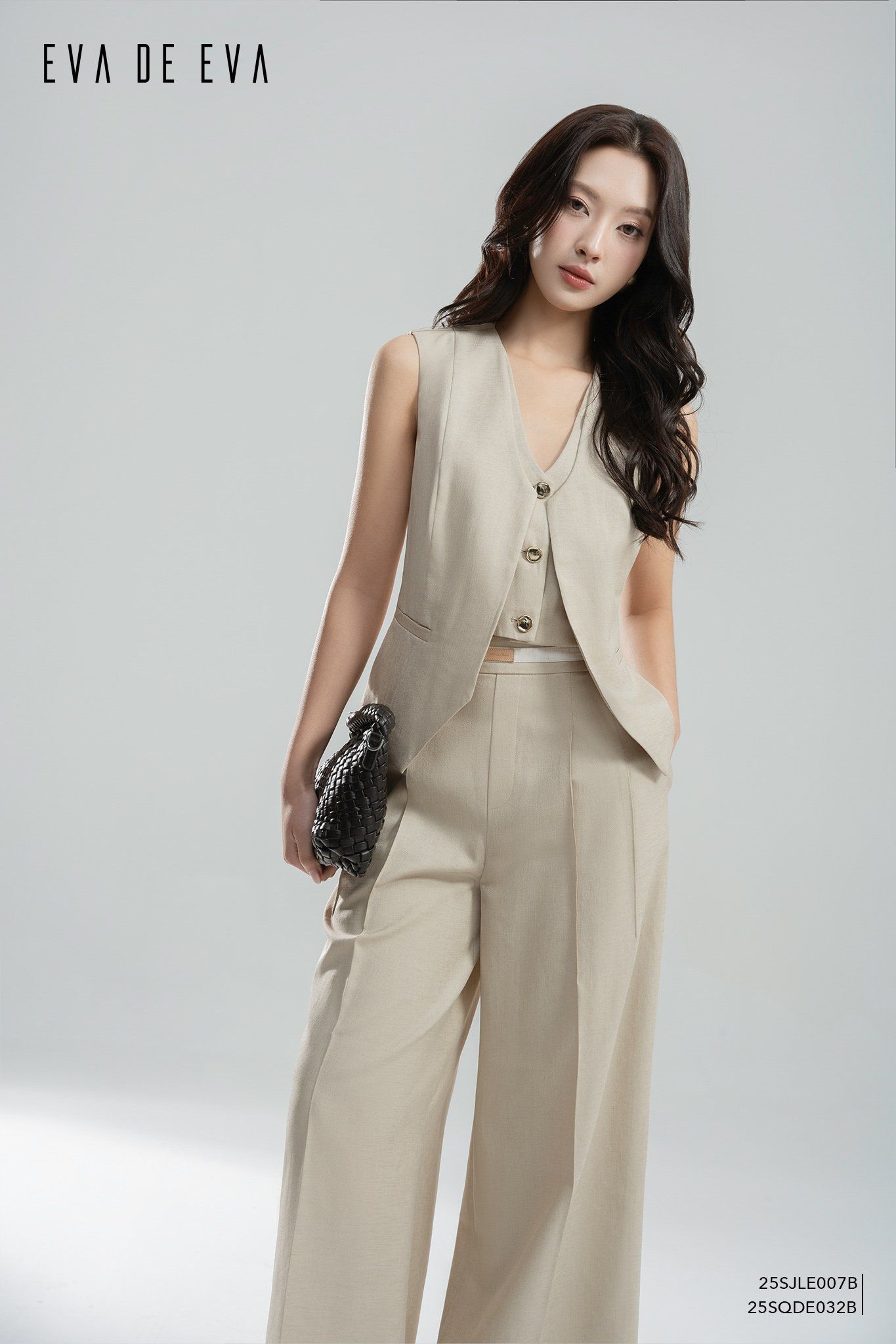  Quần dài, Ống suông 25SQDE032B 