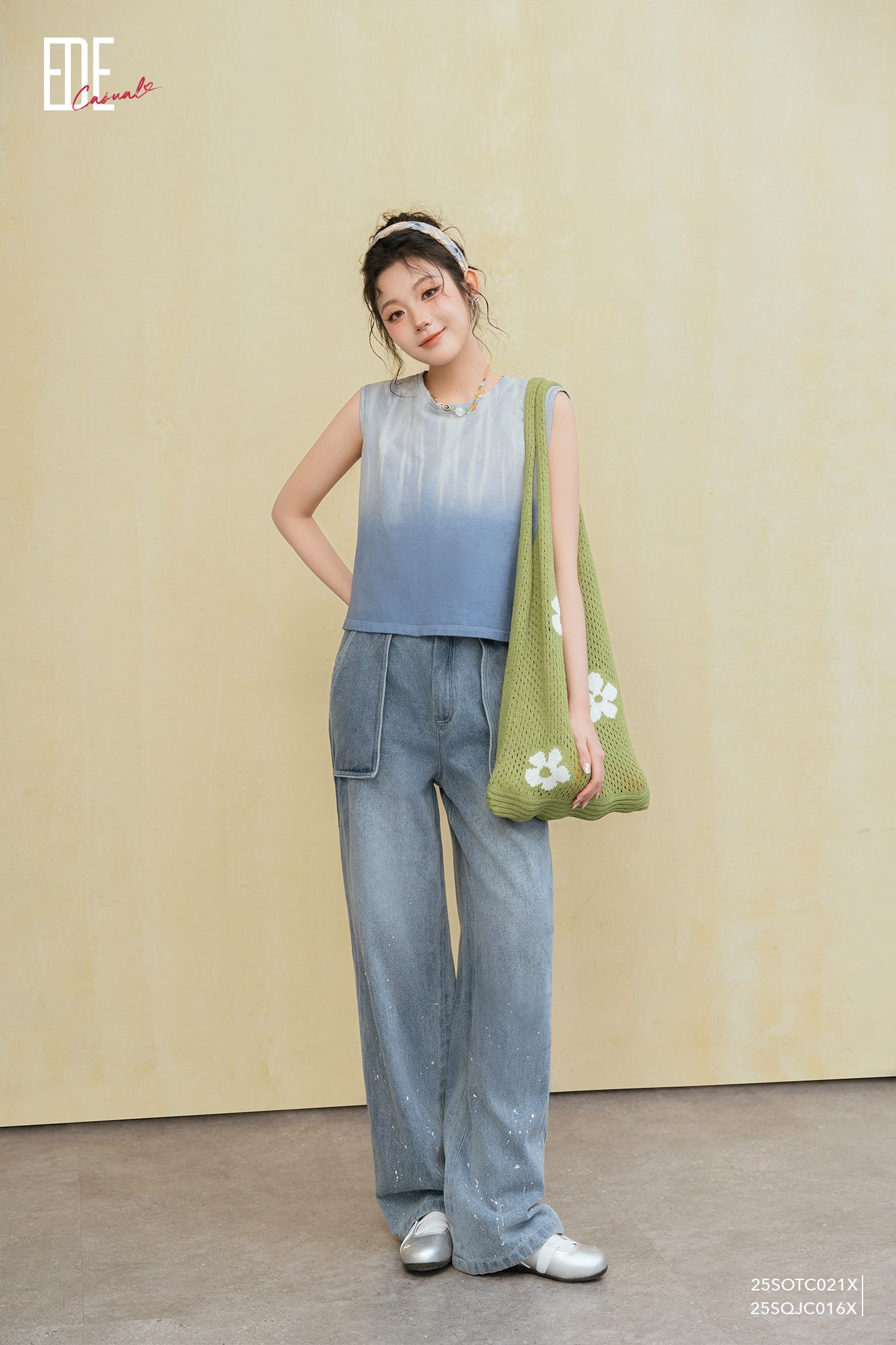  Quần dài, Ống suông 25SQJC016X 