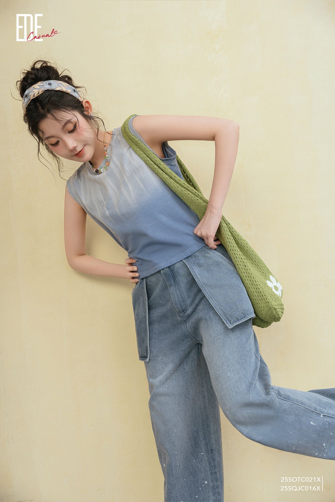  Quần dài, Ống suông 25SQJC016X 