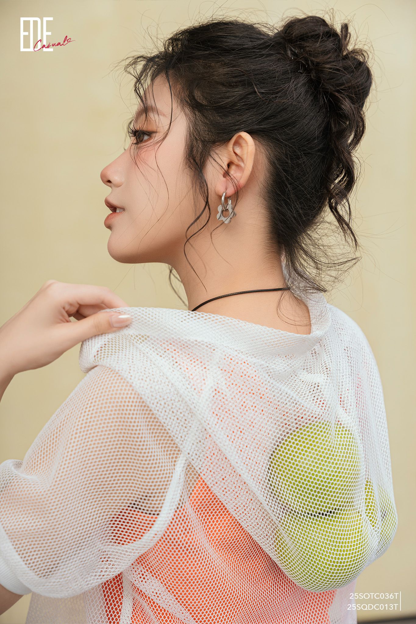  Quần dài, Ống suông 25SQDC013T 