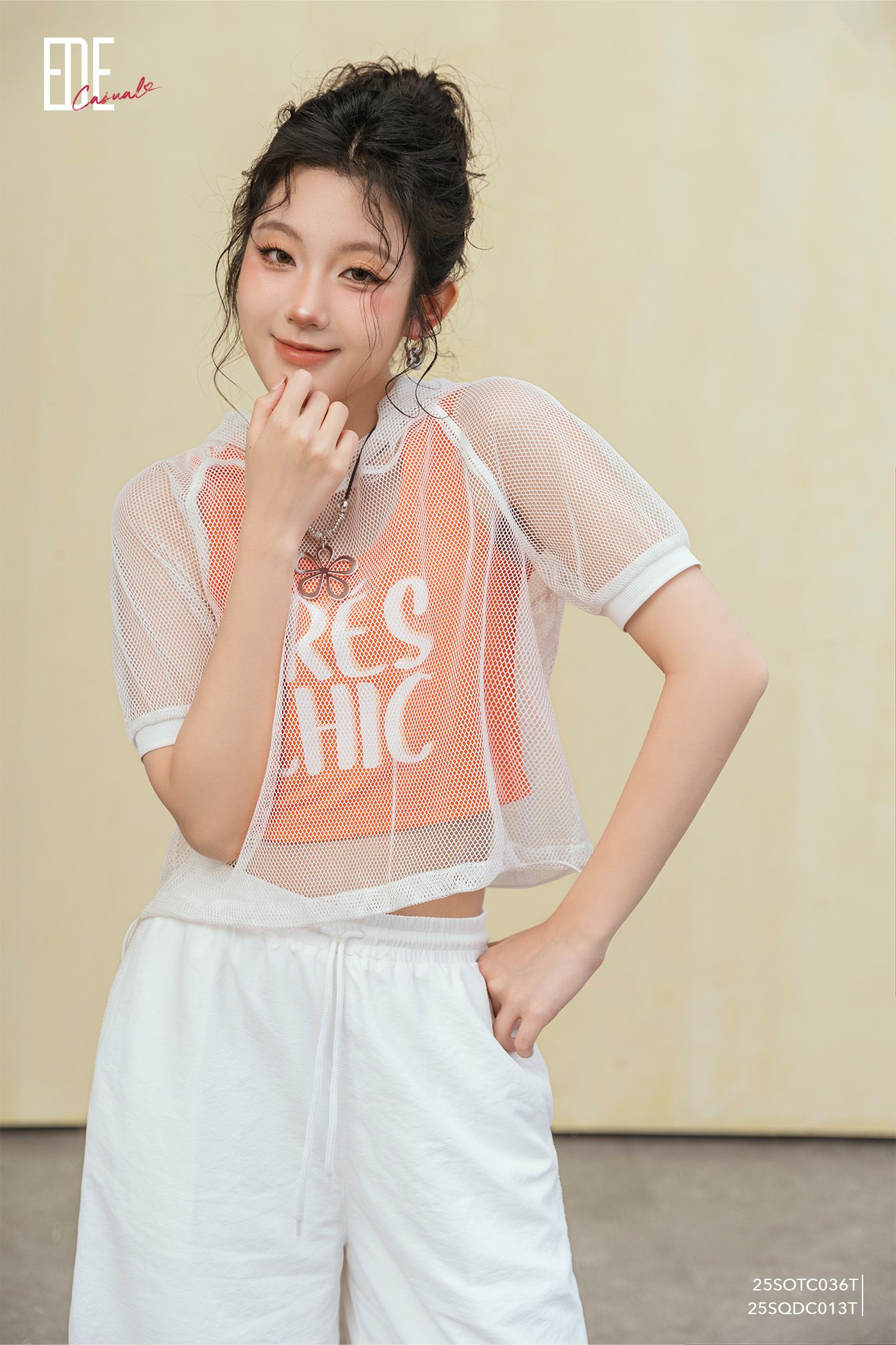  Quần dài, Ống suông 25SQDC013T 
