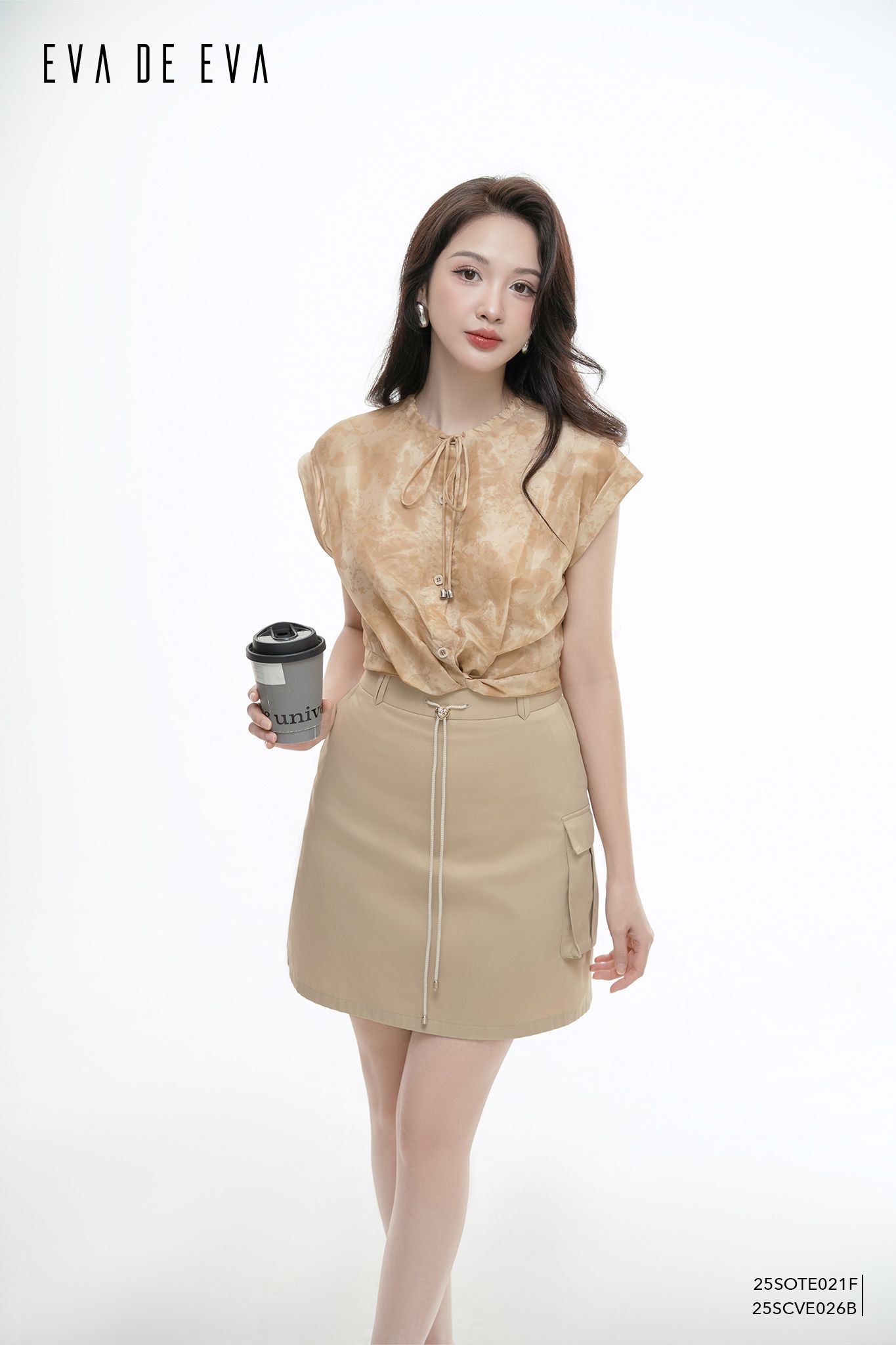  Chân váy Mini, Dáng A 25SCVE026B 