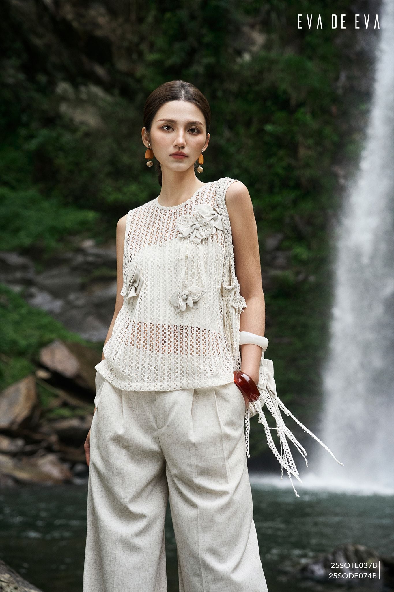  Quần dài, Ống suông 25SQDE074B 