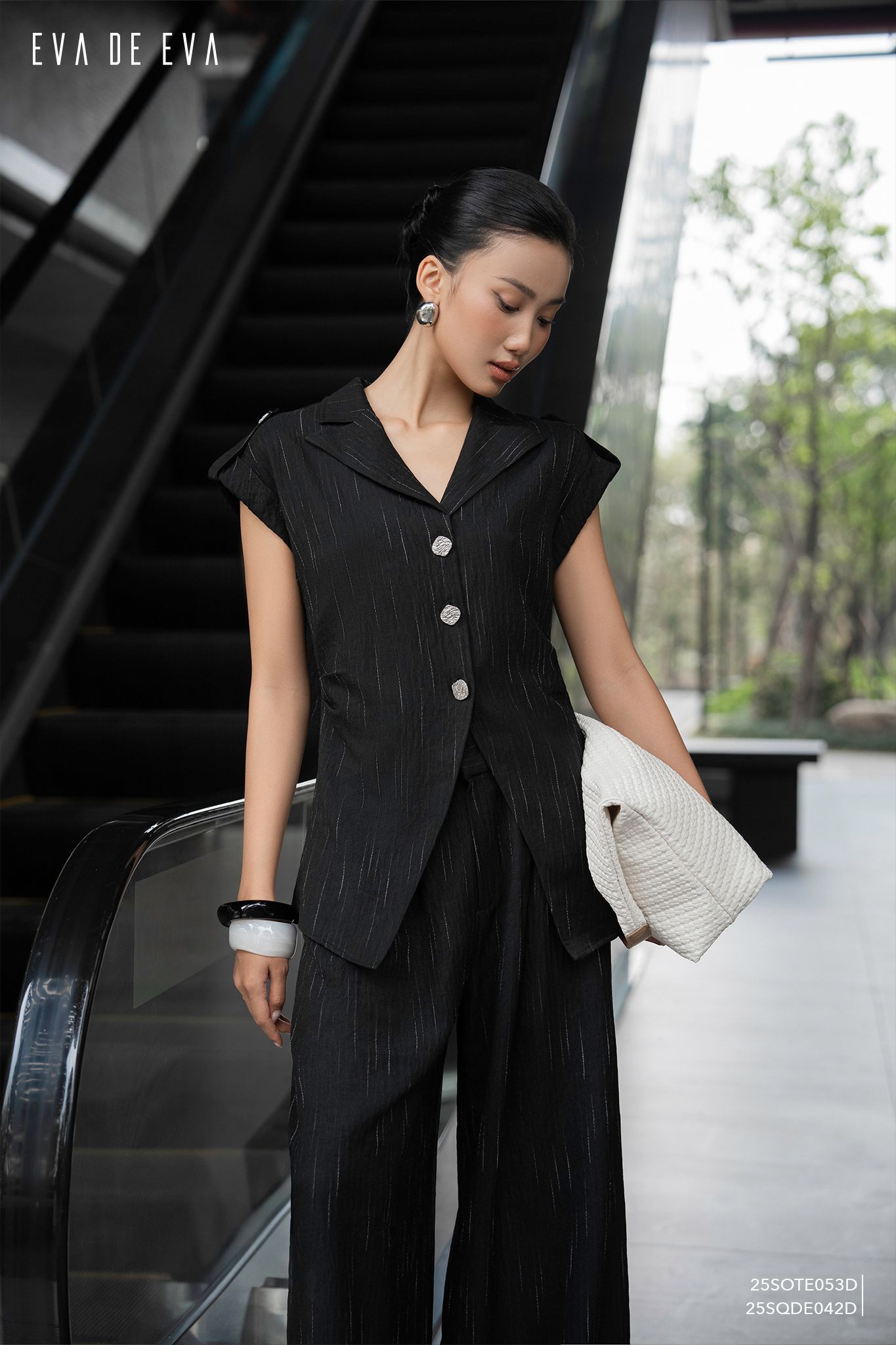  Quần dài, Ống suông 25SQDE042D 
