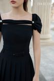  Chân váy Midi, Xếp ly 25SCVE073D 