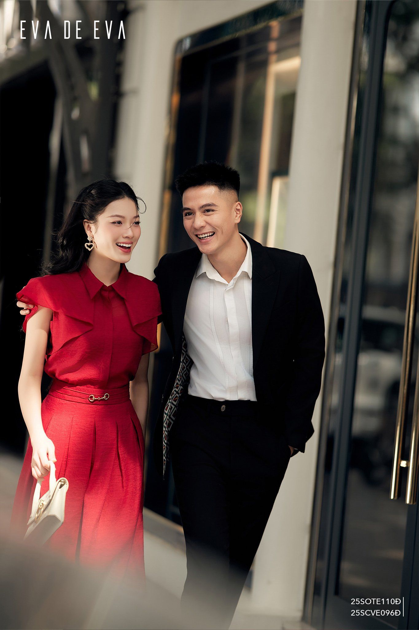  Chân váy Midi, Xếp ly 25SCVE096Đ 