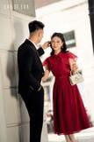  Chân váy Midi, Xếp ly 25SCVE096Đ 