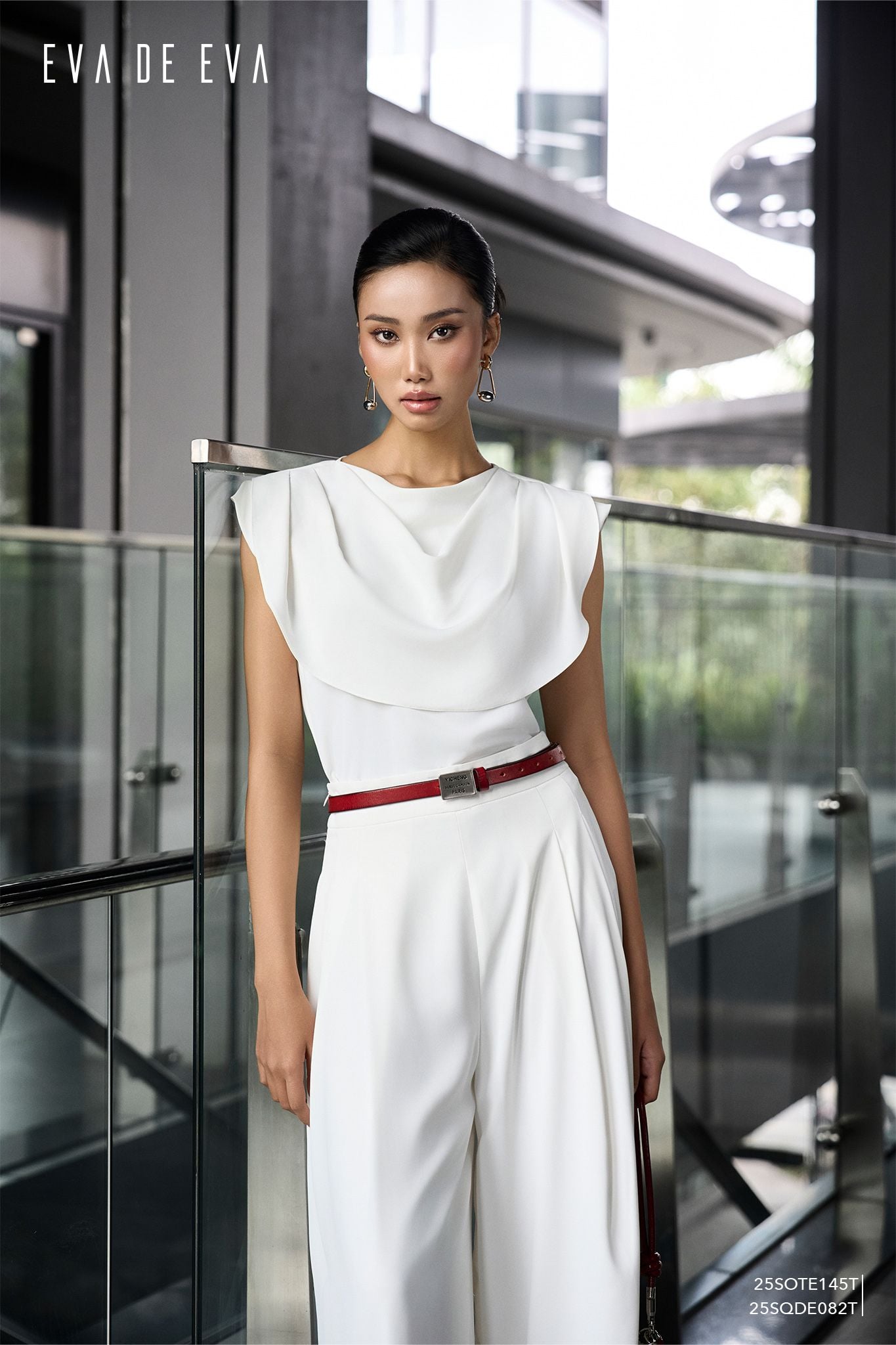  Quần dài, Ống suông 25SQDE082T 