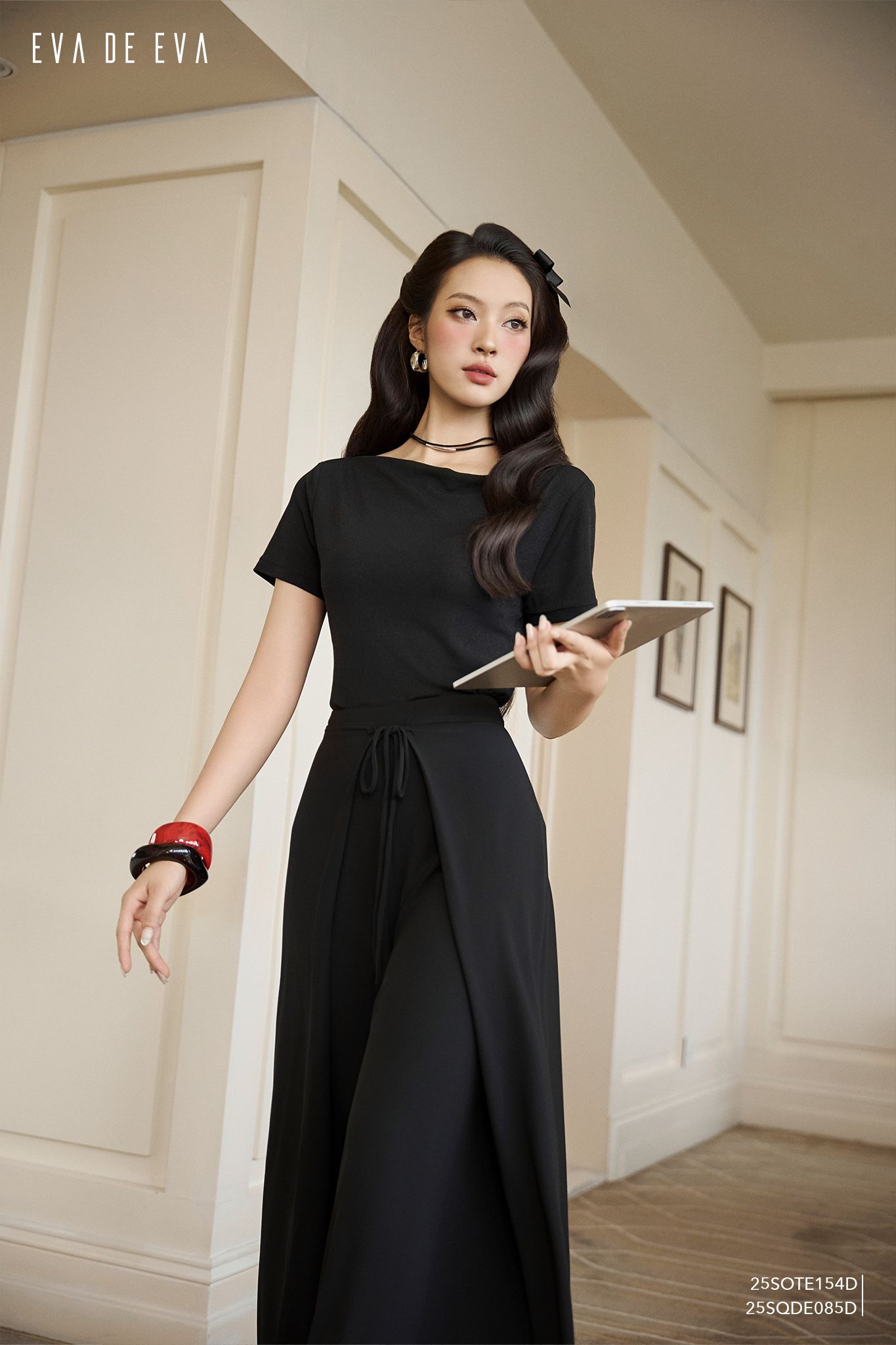  Quần dài, Ống suông 25SQDE085D 