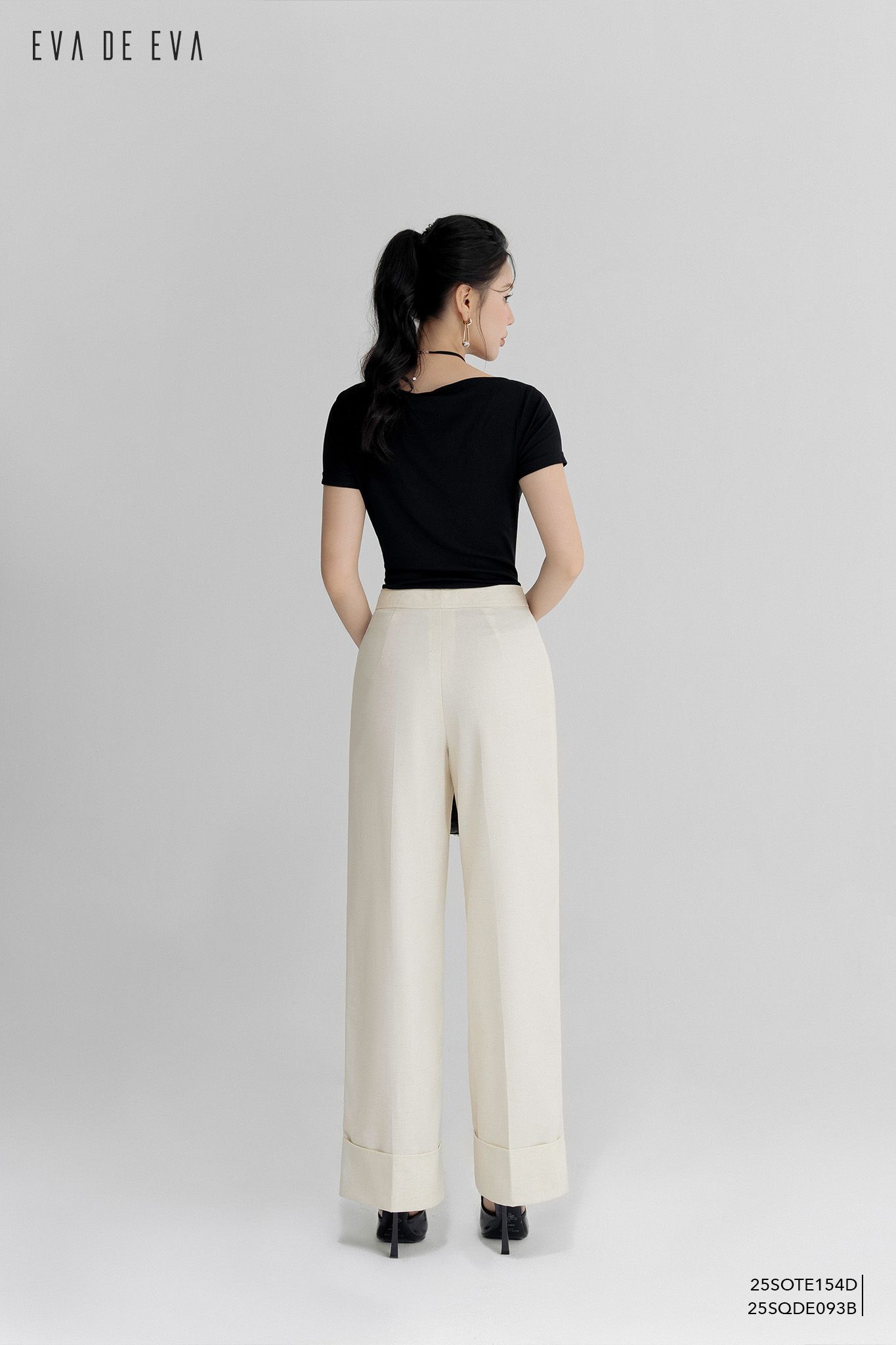  Quần dài, Ống suông 25SQDE093B 