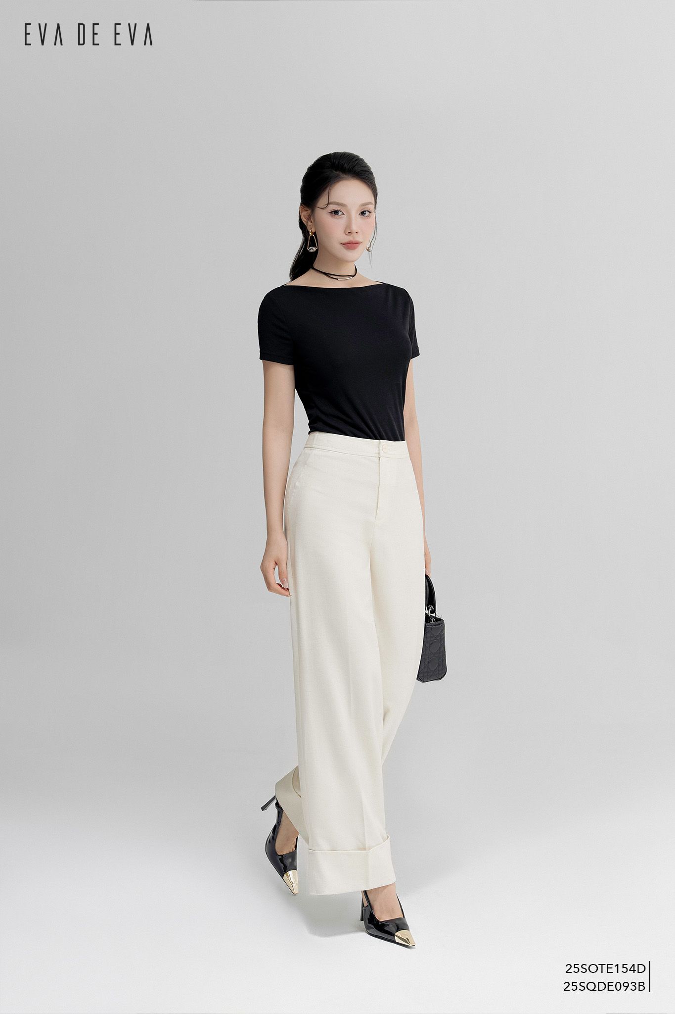  Quần dài, Ống suông 25SQDE093B 