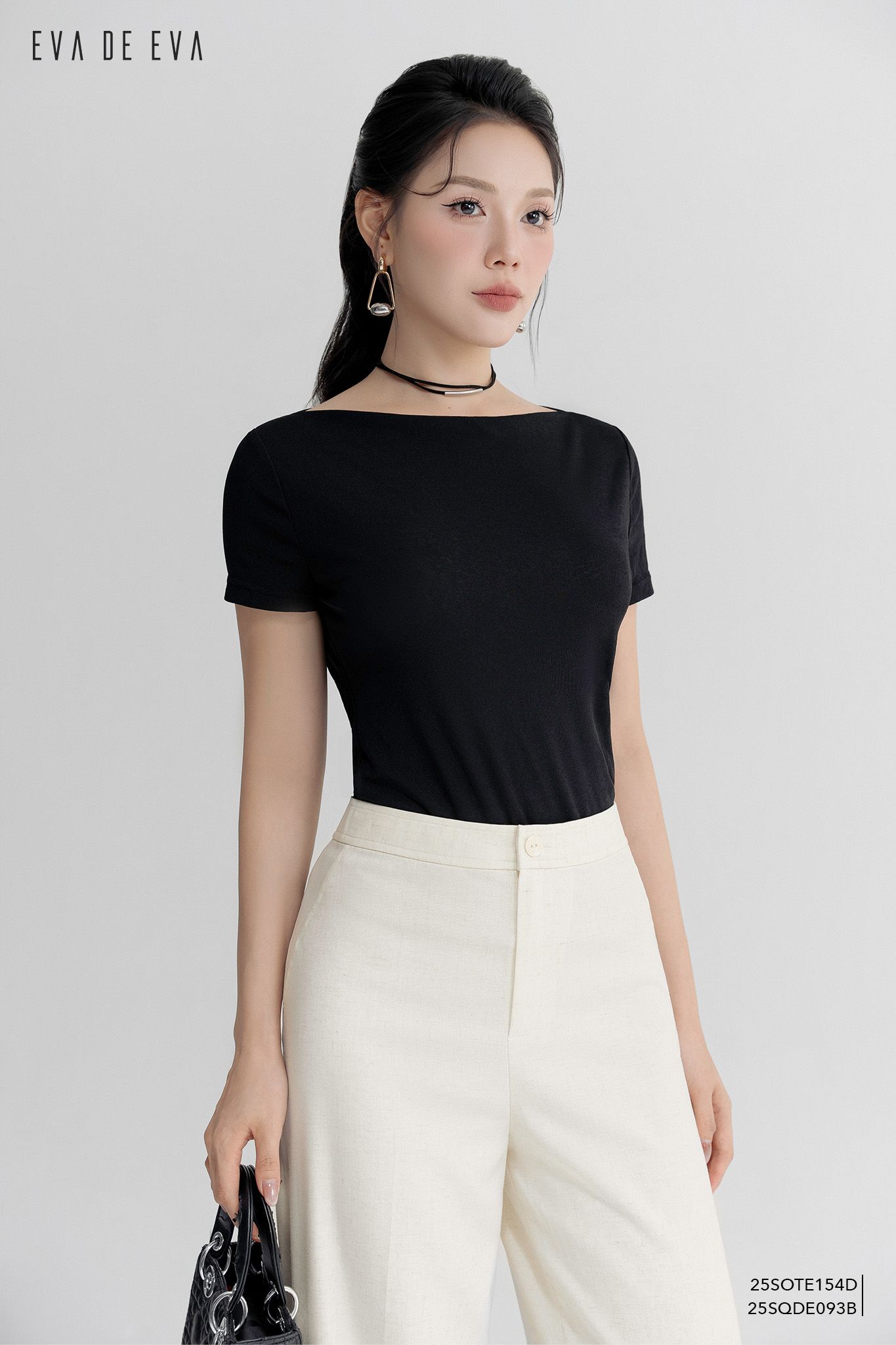  Quần dài, Ống suông 25SQDE093B 