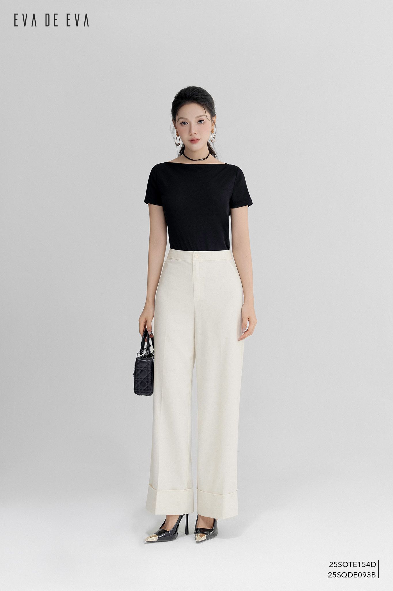  Quần dài, Ống suông 25SQDE093B 