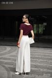  Quần dài, Ống suông 25SQDE102B 