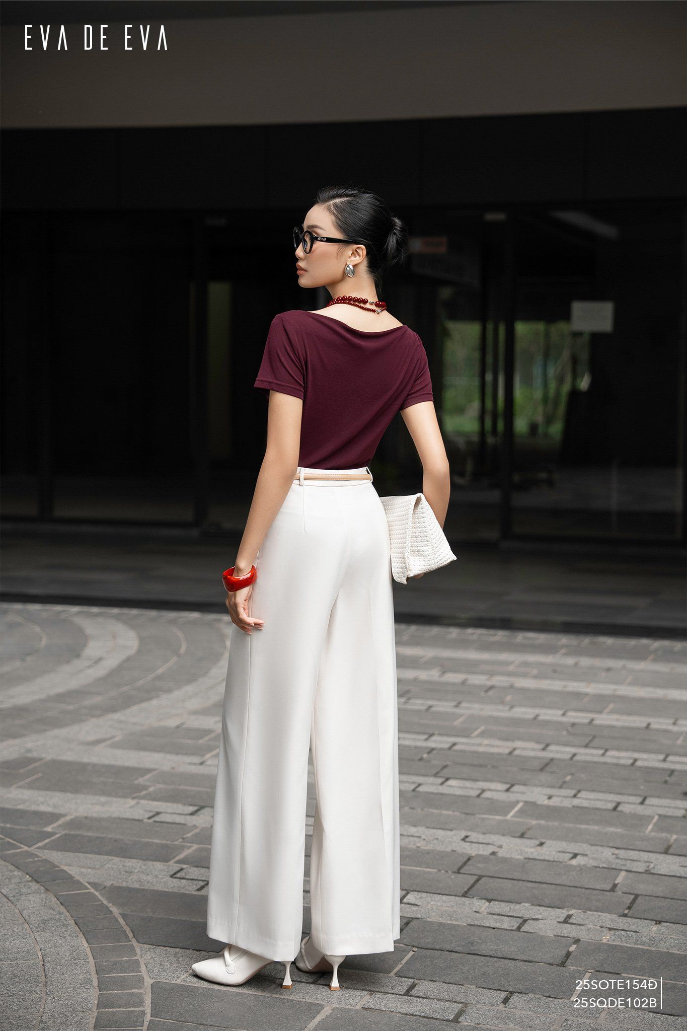  Quần dài, Ống suông 25SQDE102B 