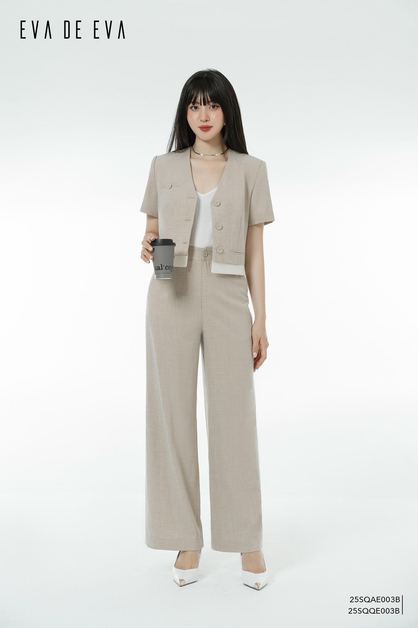  Áo vest trong bộ Vest-Quần,  25SQAE003B 