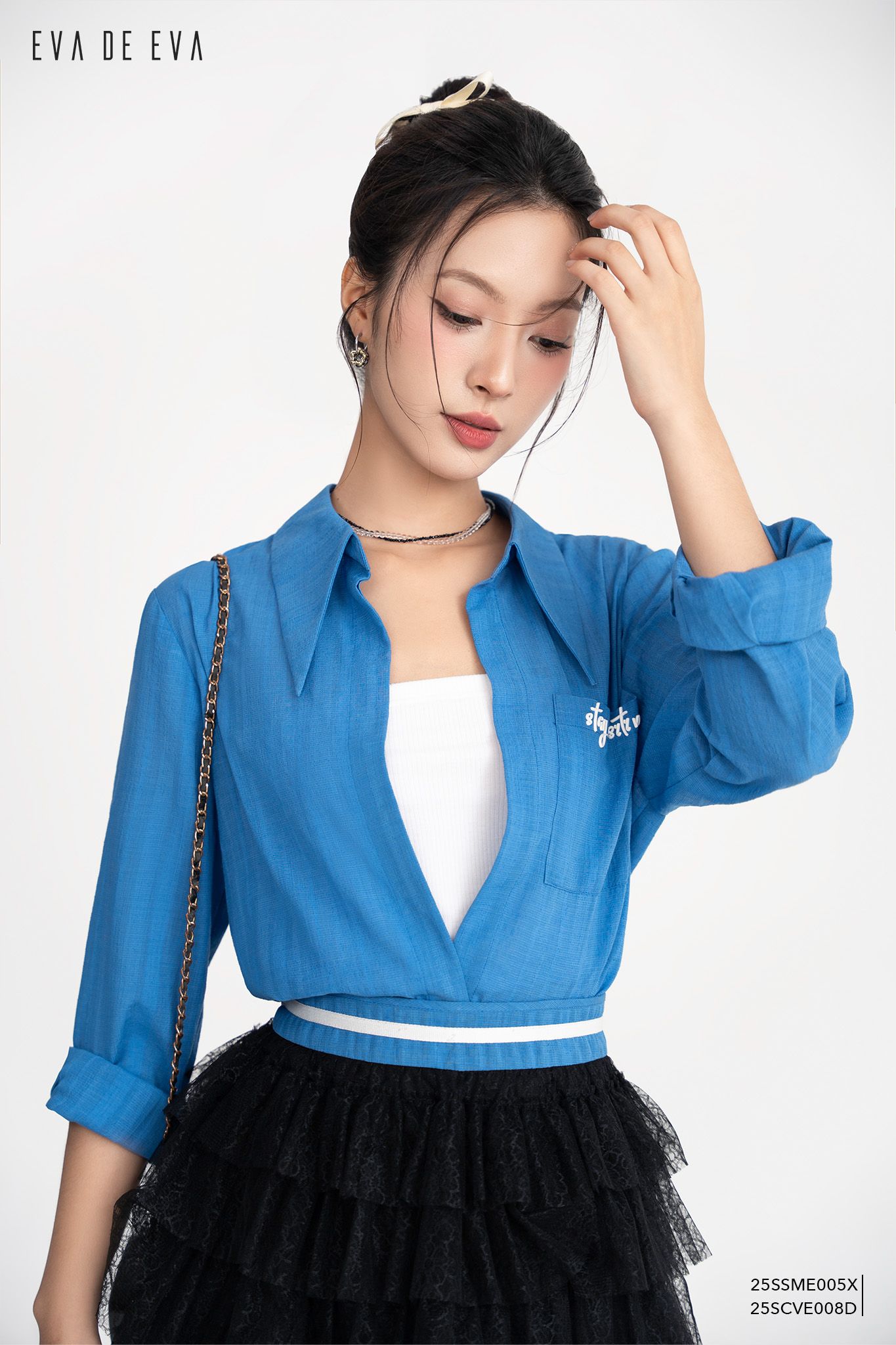  Sơ mi tay dài,  25SSME005X 