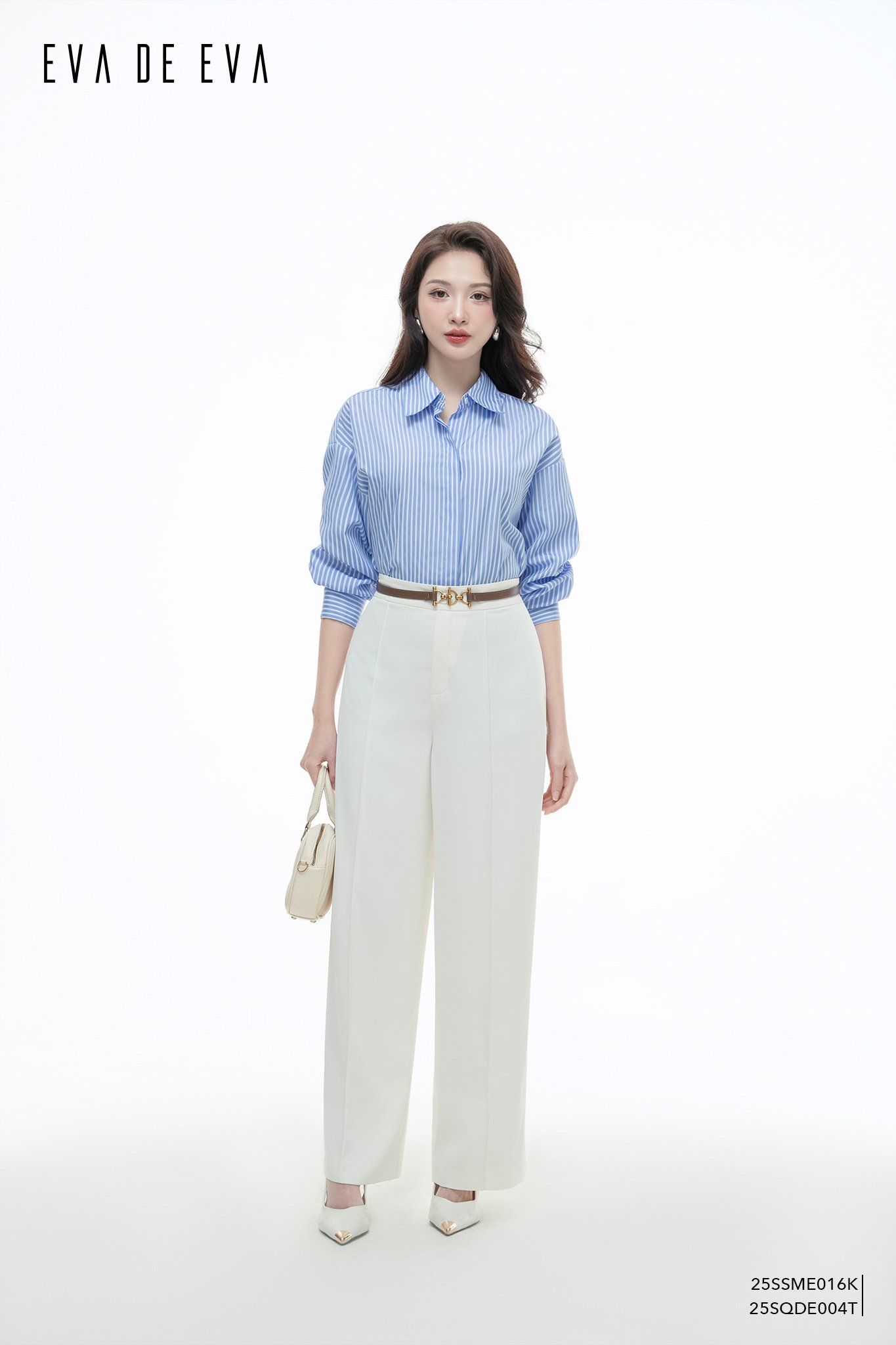  Quần dài, Ống suông 25SQDE004T 