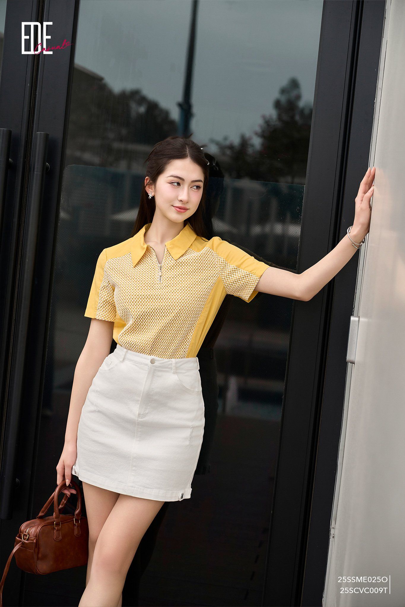  Sơ mi tay ngắn,  25SSME025O 