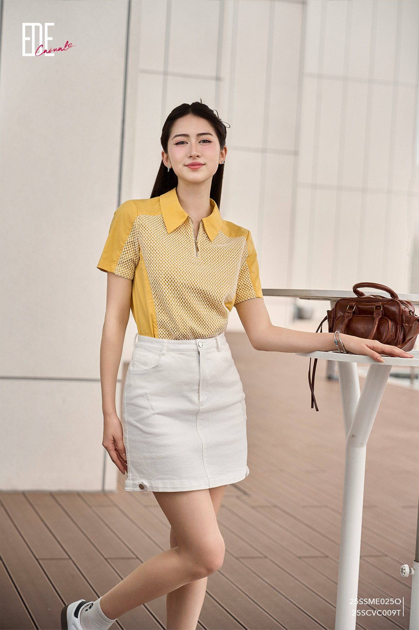  Sơ mi tay ngắn,  25SSME025O 