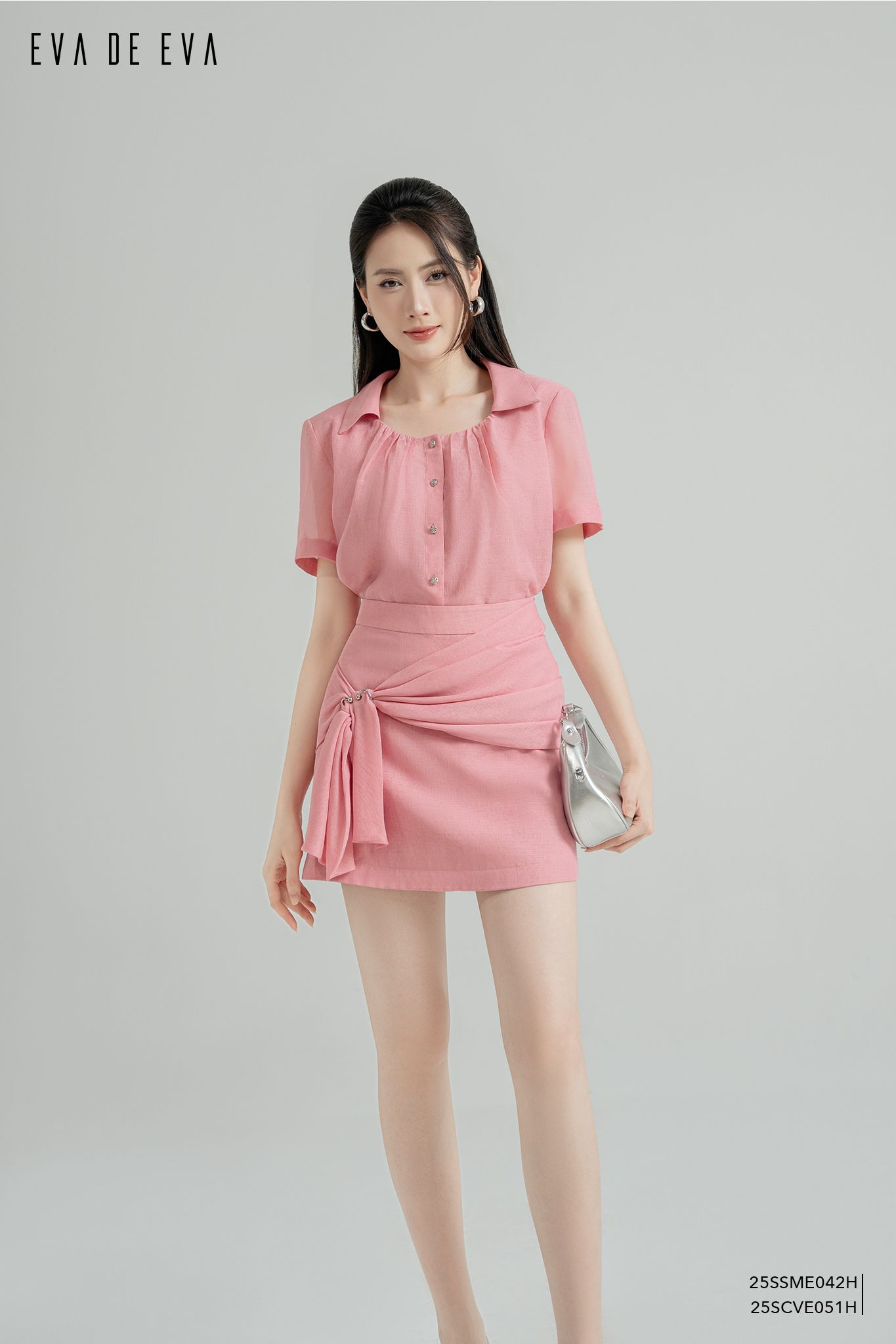  Sơ mi tay ngắn,  25SSME042H 