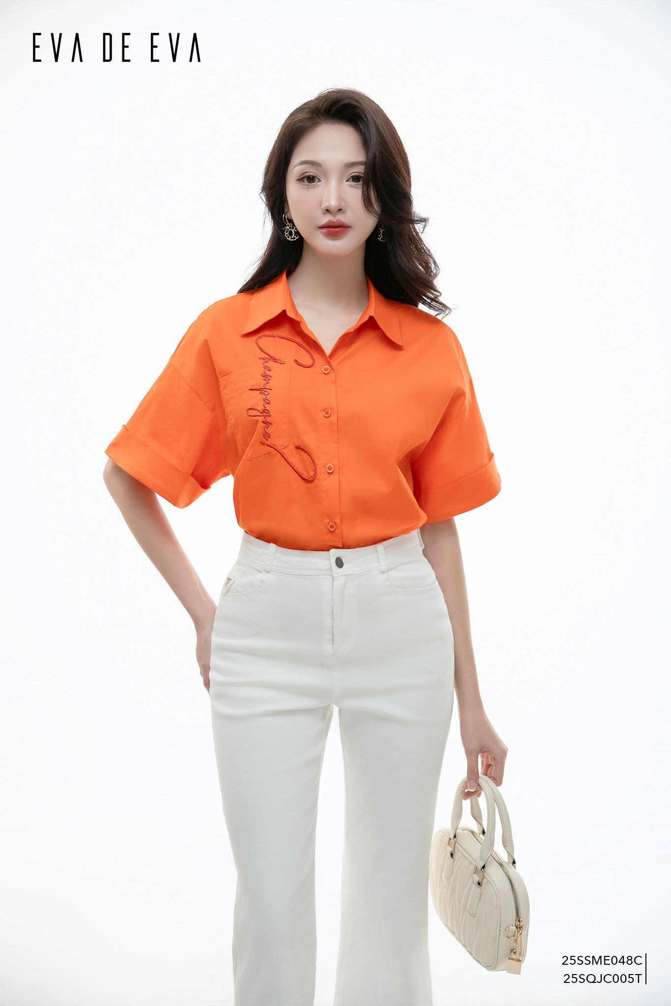  Sơ mi tay ngắn,  25SSME048C 