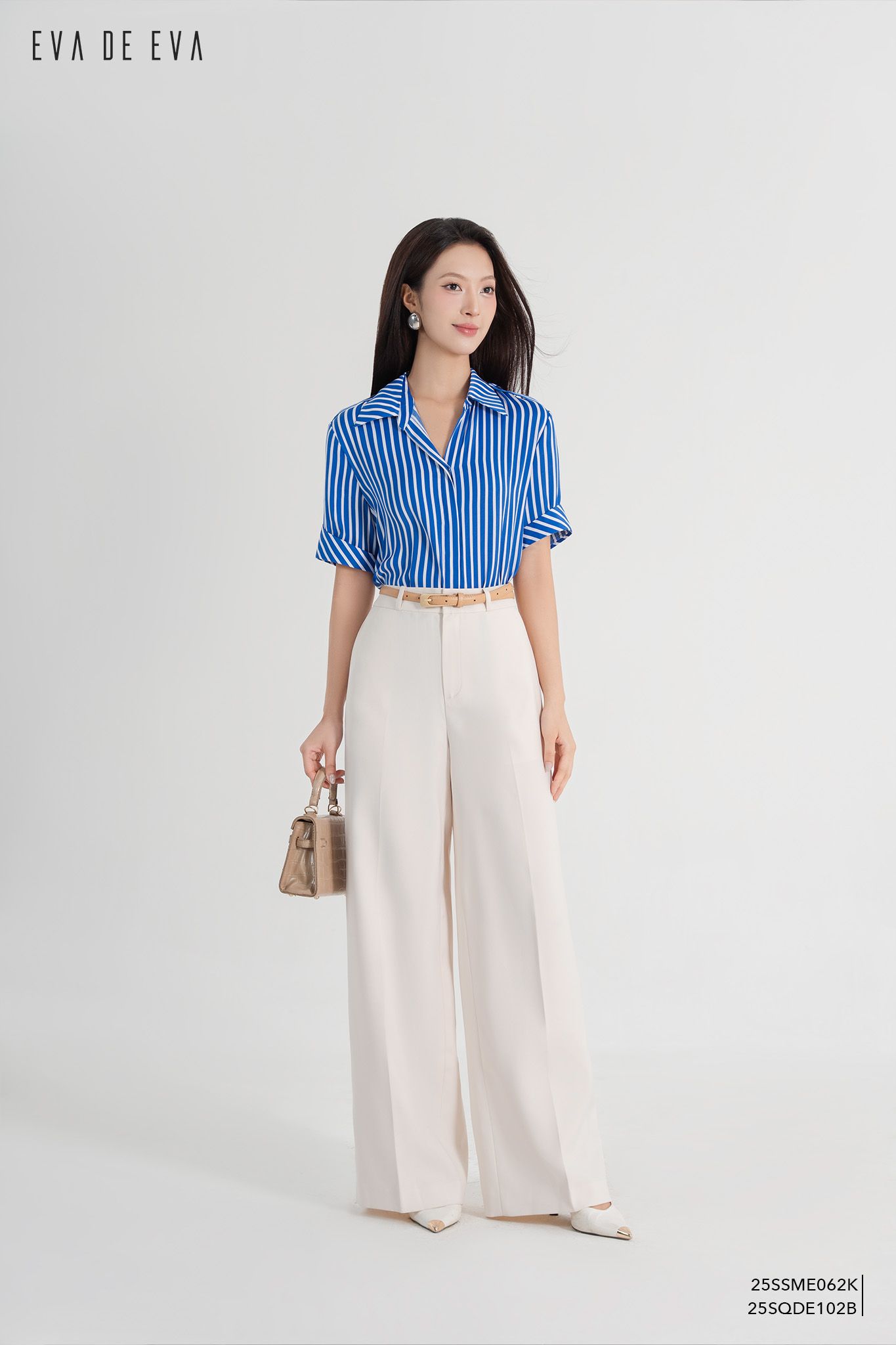  Sơ mi tay ngắn, Dáng sơ vin 25SSME062K 