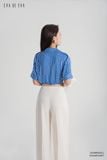  Sơ mi tay ngắn, Dáng sơ vin 25SSME062K 