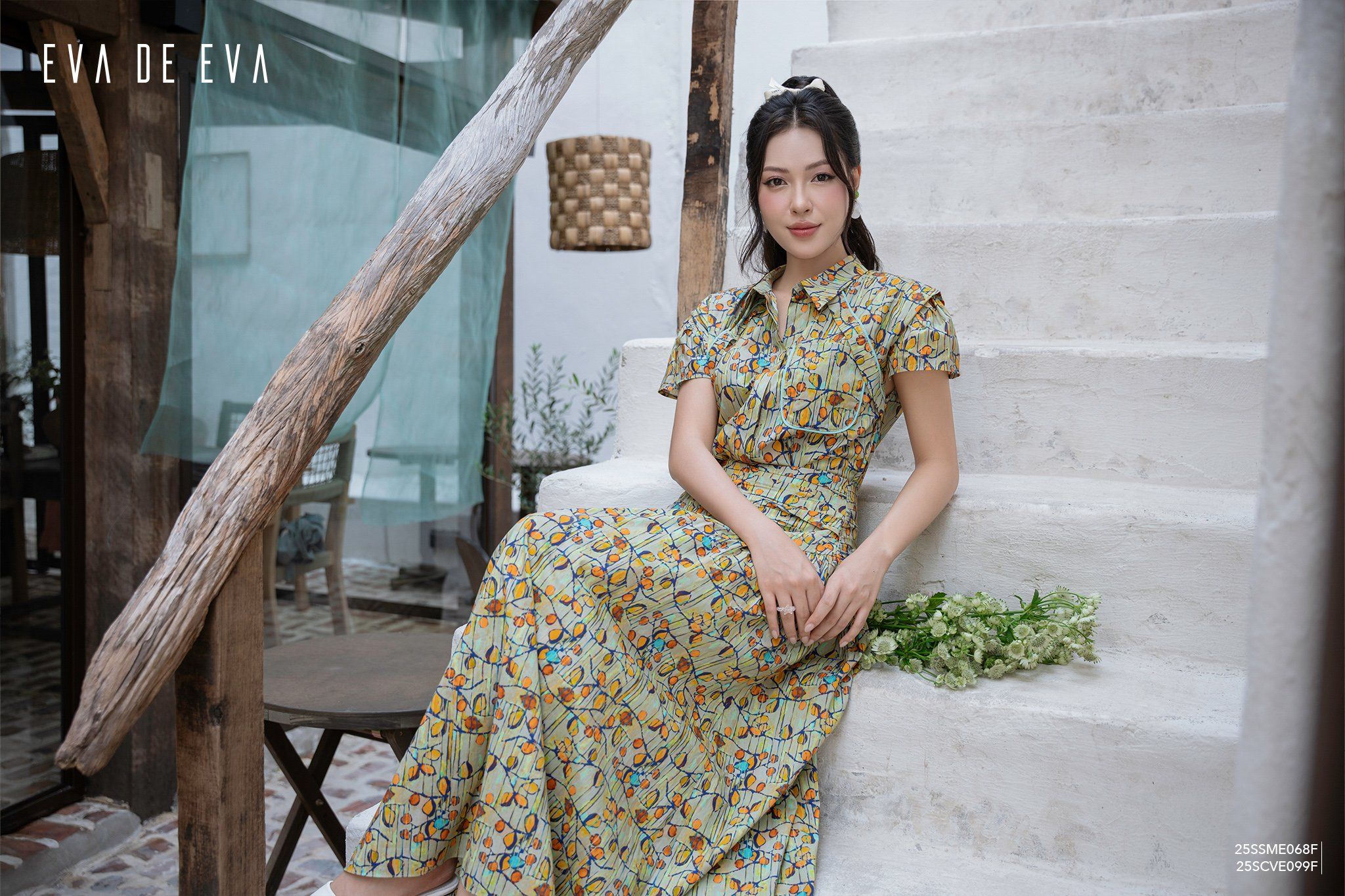  Sơ mi tay ngắn, Dáng sơ vin 25SSME068F 