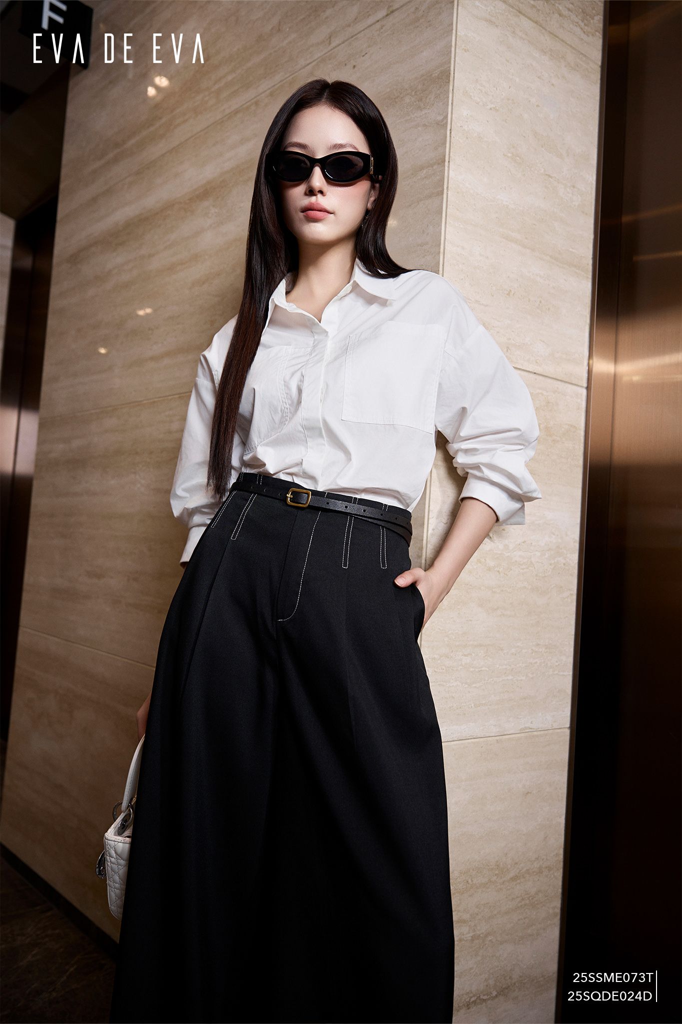  Quần dài, Ống suông 25SQDE024D 