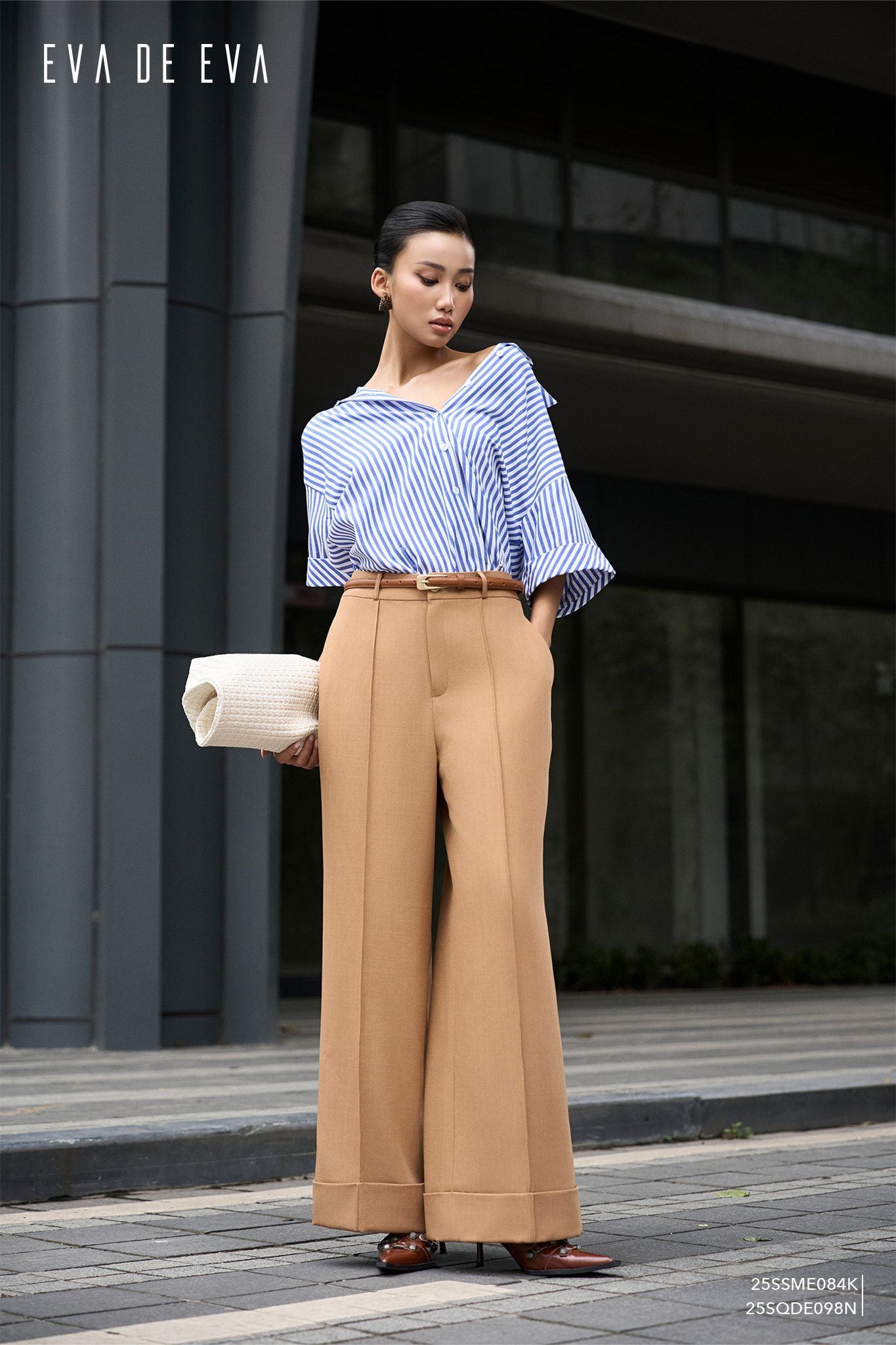  Quần dài, Ống suông 25SQDE098N 