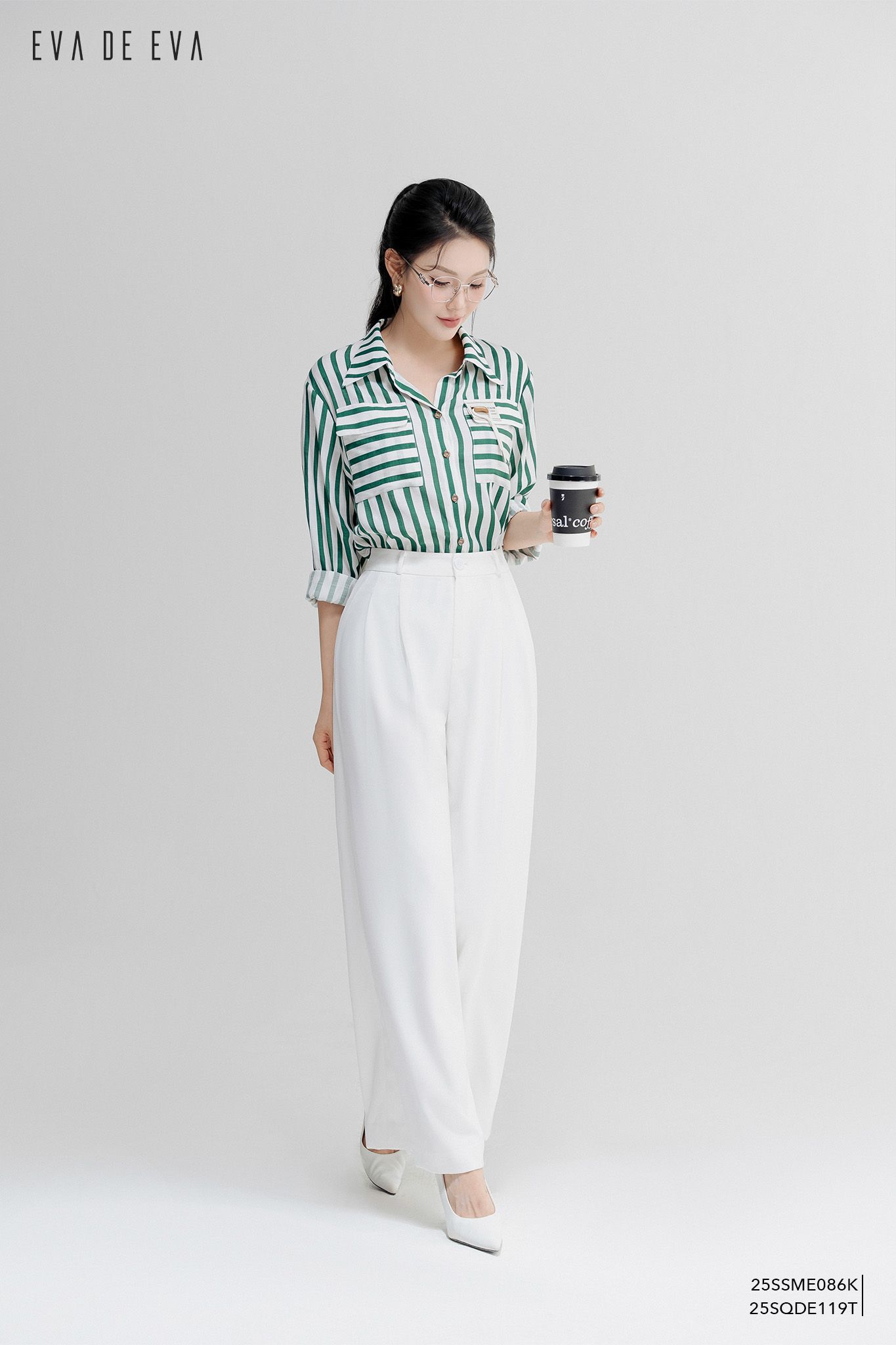  Quần dài, Ống suông 25SQDE119T 