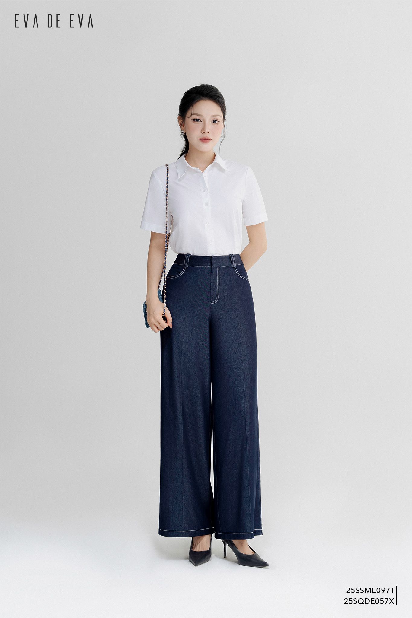  Quần dài, Ống suông 25SQDE057X 