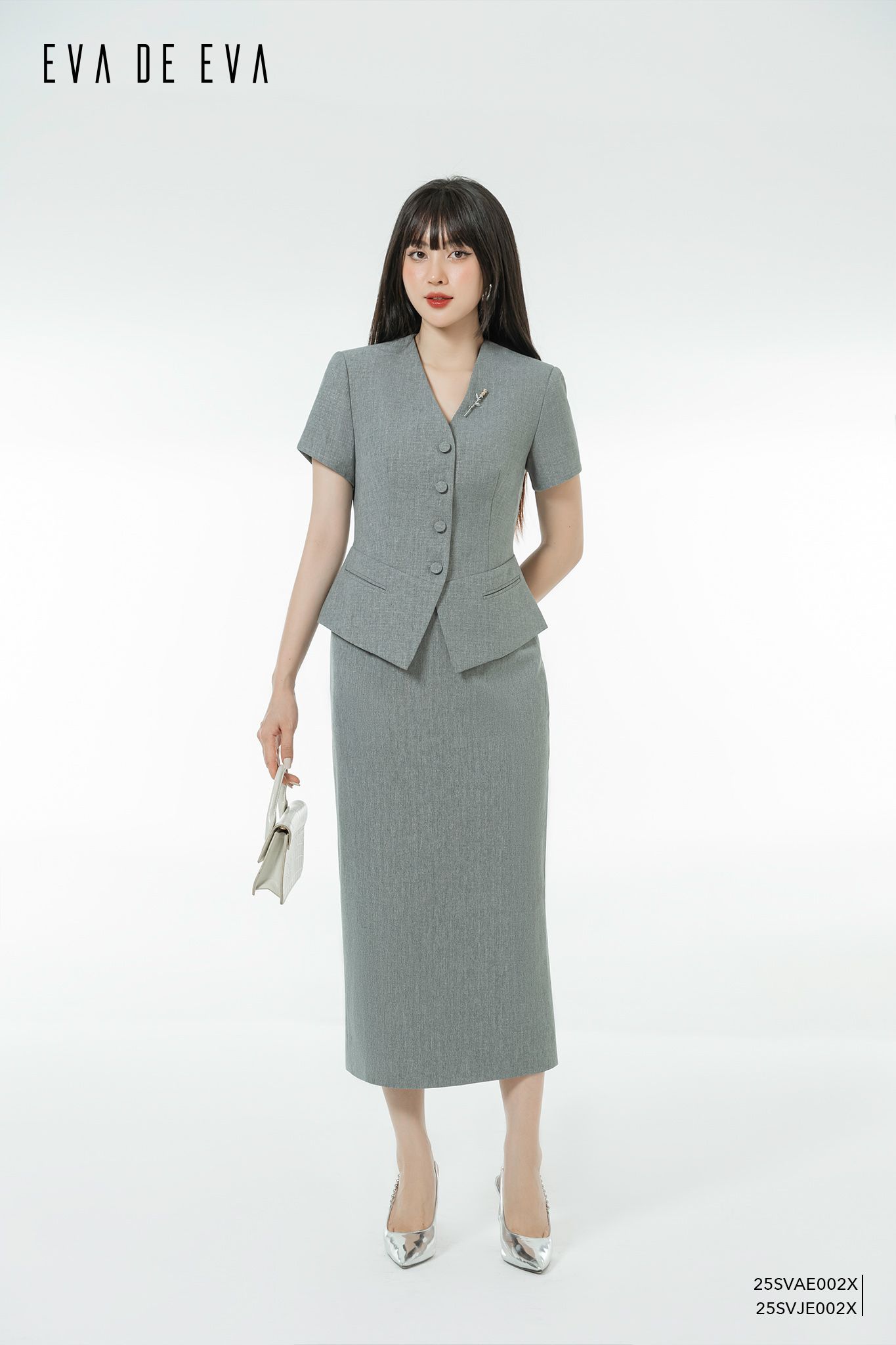  Áo vest trong bộ Vest-Váy,  25SVAE002G 
