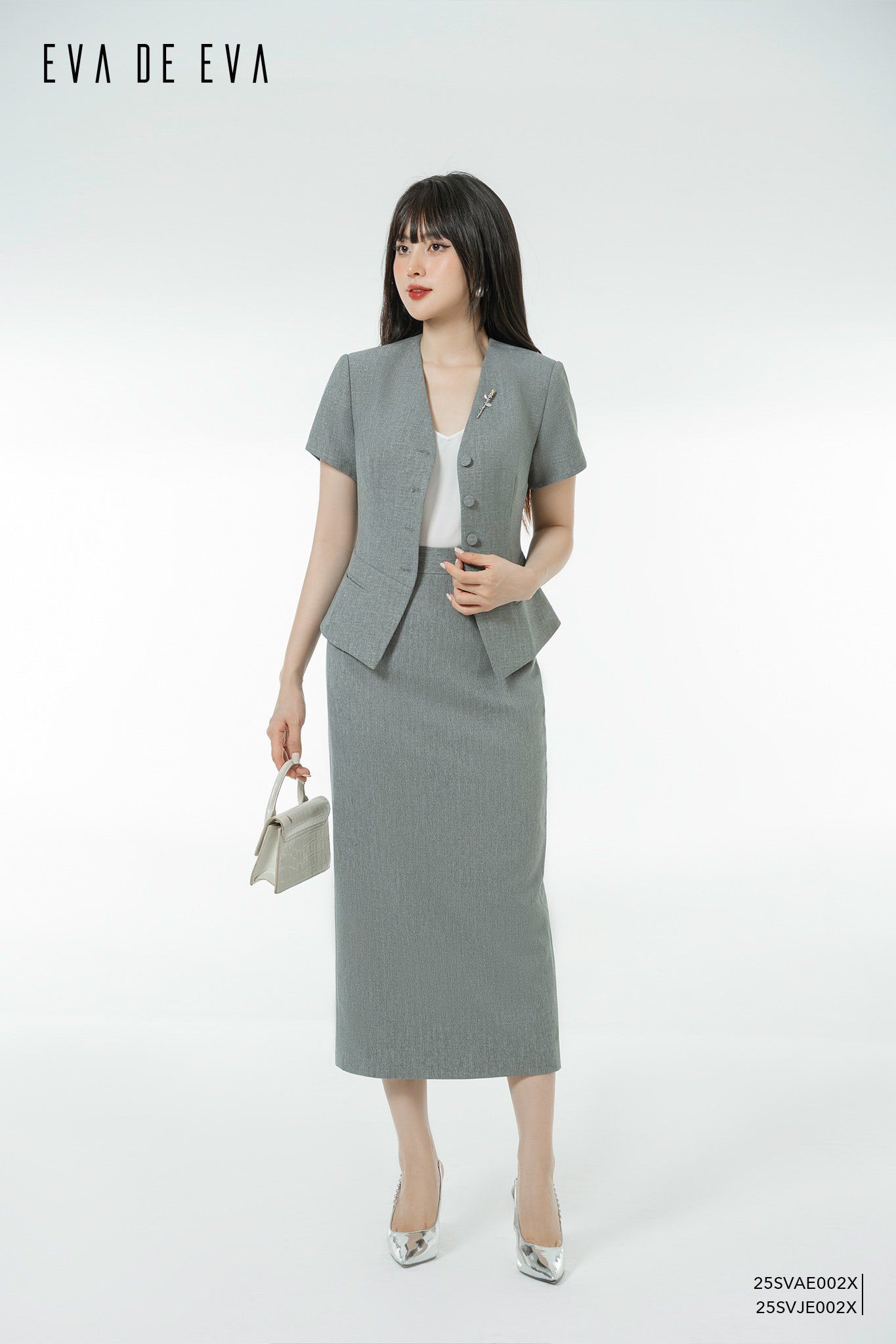  Áo vest trong bộ Vest-Váy,  25SVAE002G 