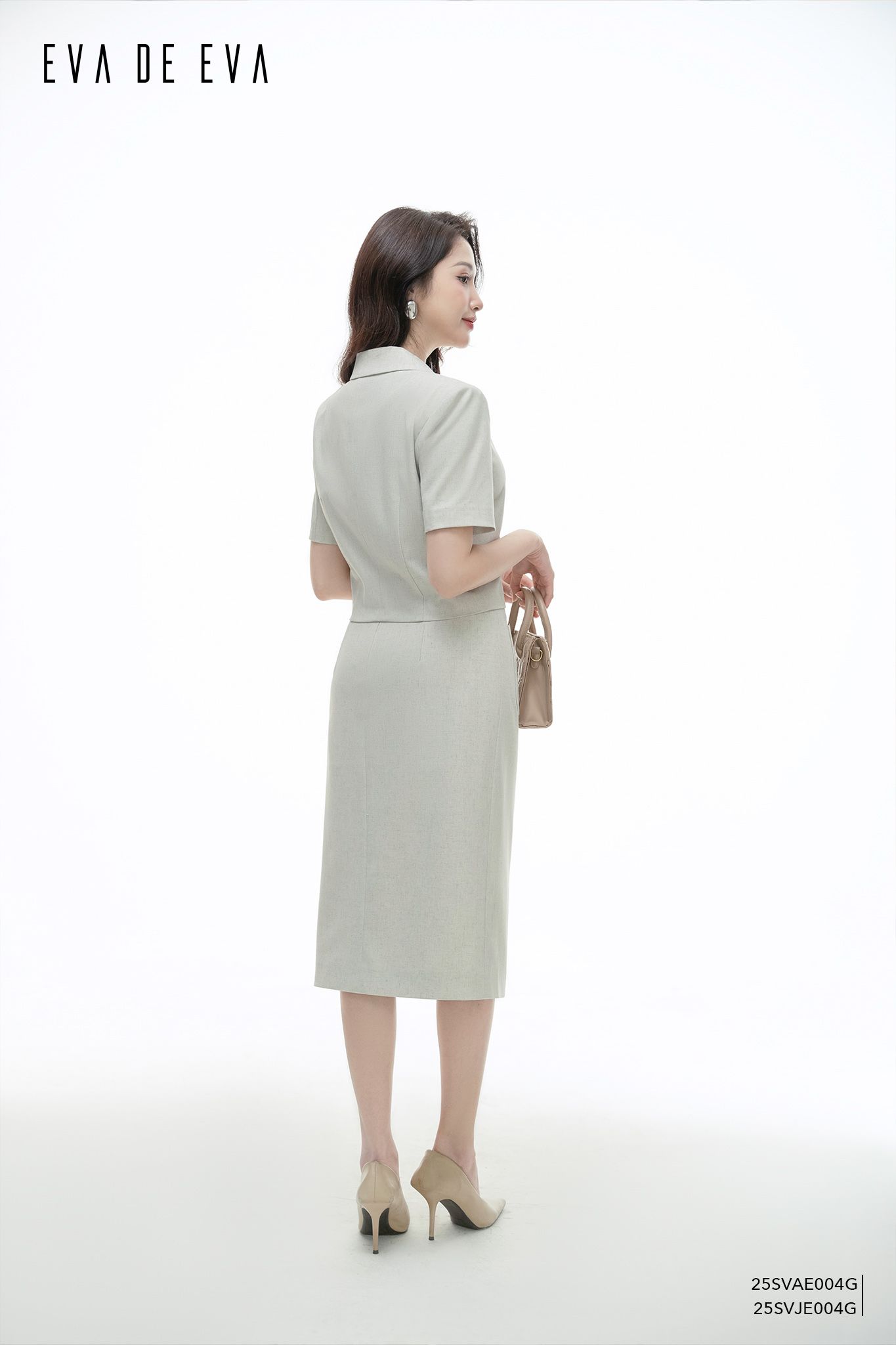  Áo vest trong bộ Vest-Váy,  25SVAE004G 
