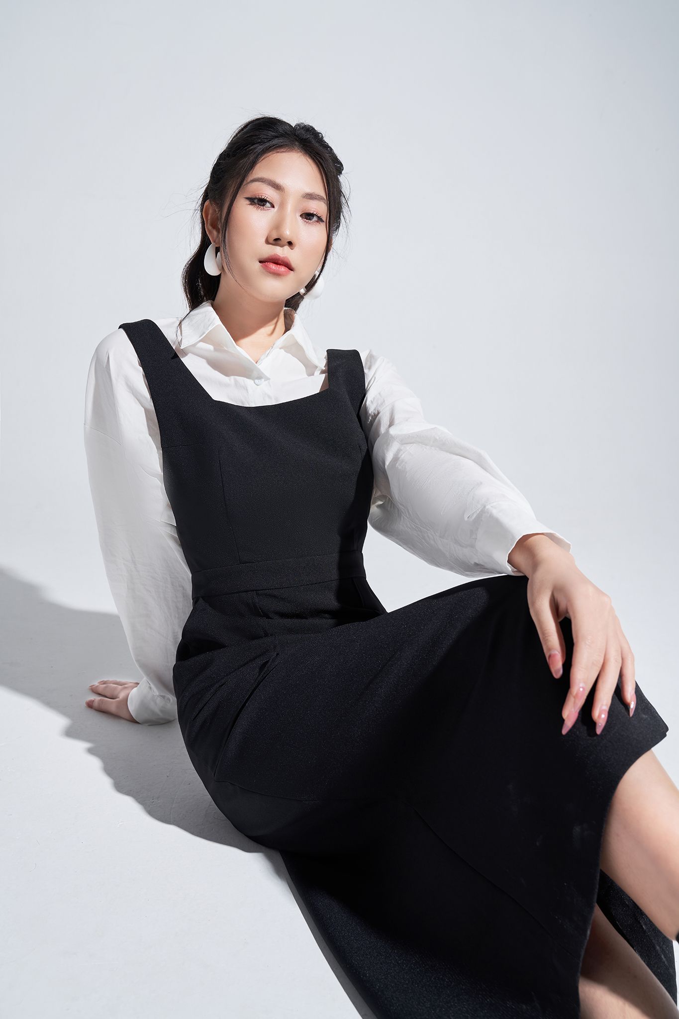  Đầm yếm,  21ADKO013D 