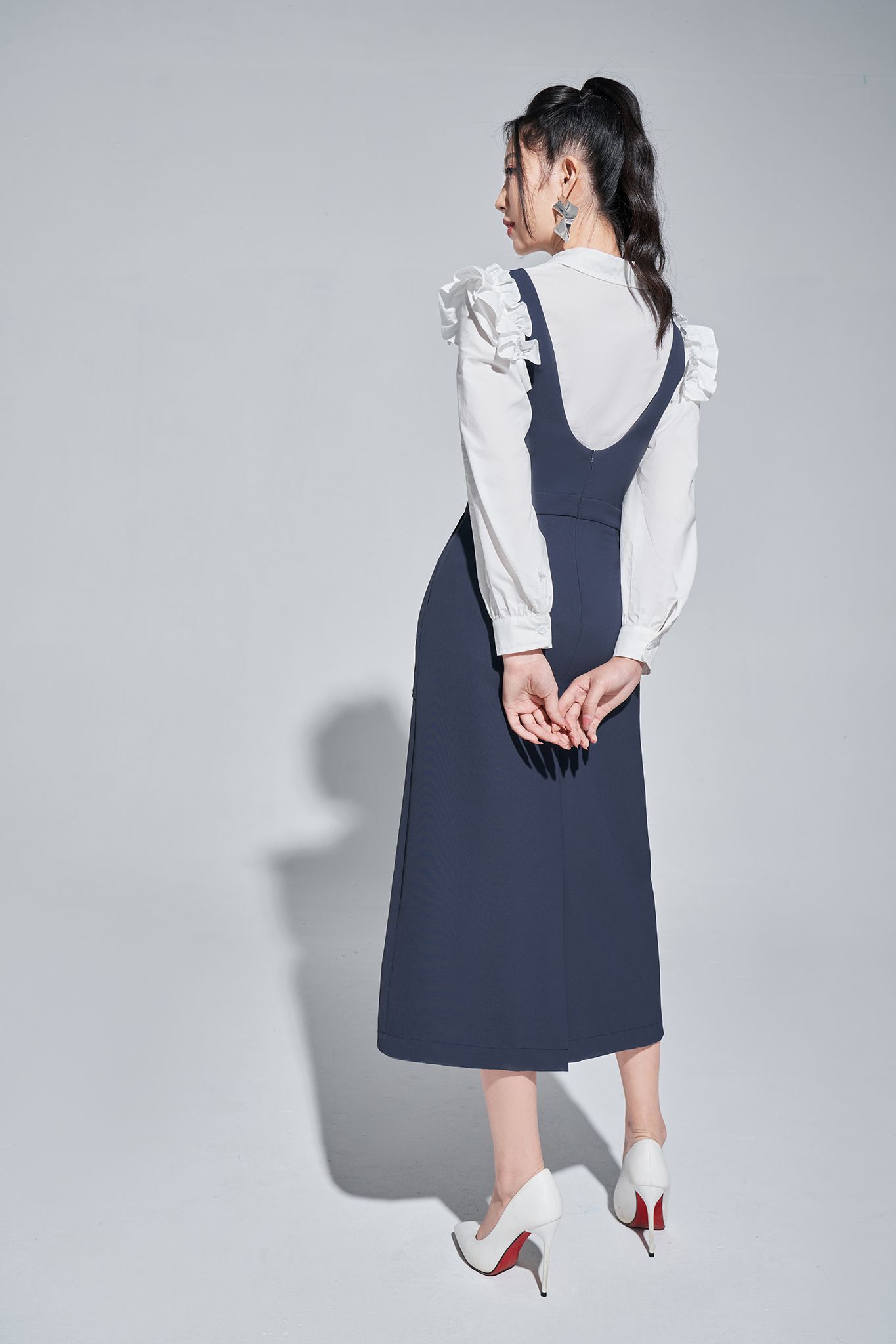  Đầm yếm,  21ADKO013G 