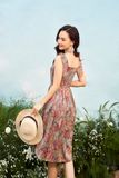  Đầm hai dây, Dáng thắt eo 21SDKE376F 