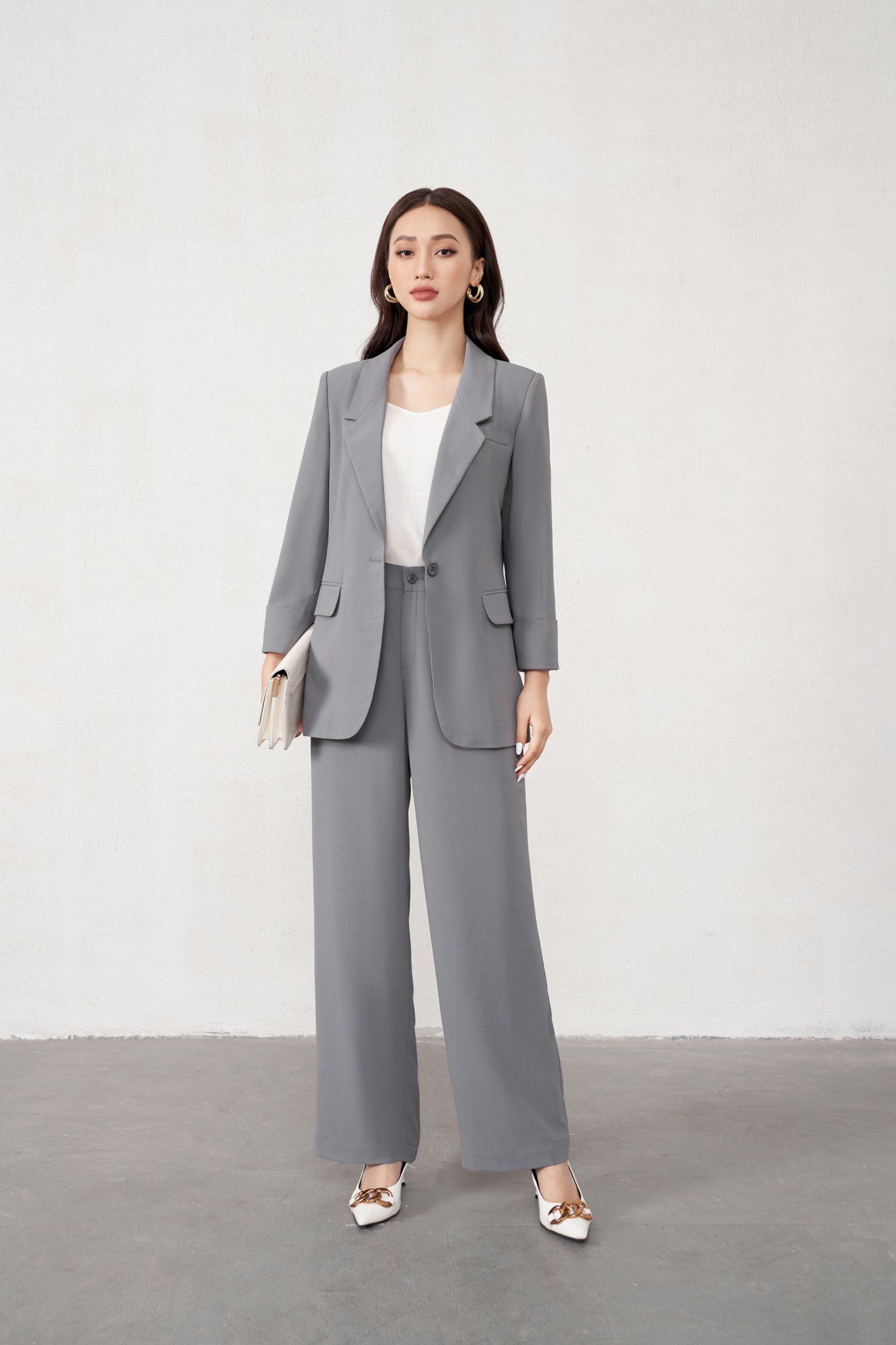  Quần dài, Ống suông 22SQDE021G 