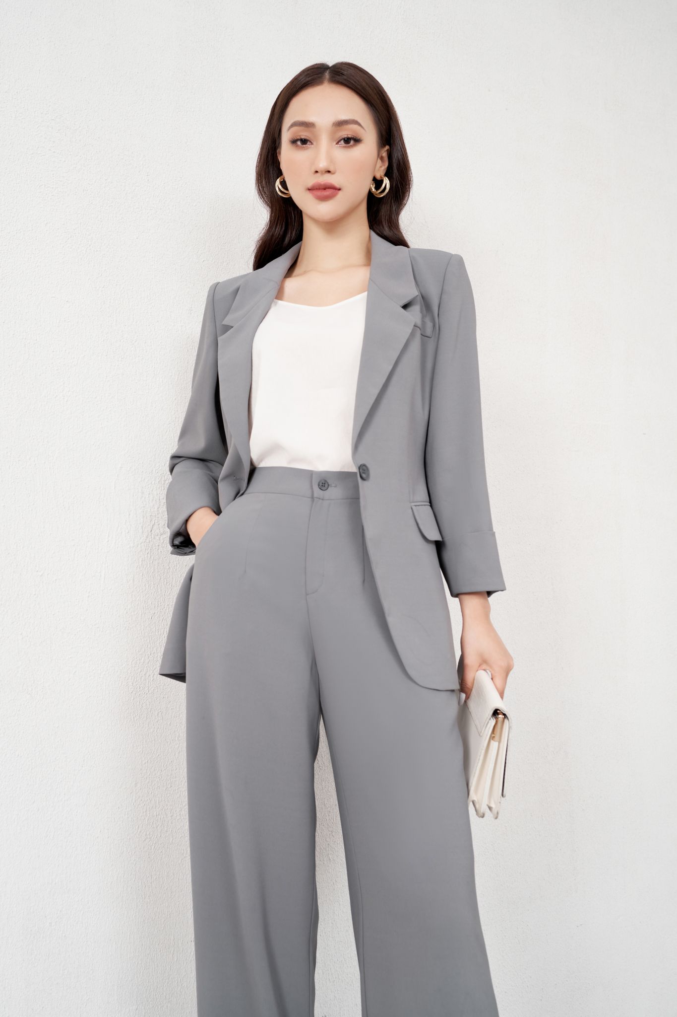  Quần dài, Ống suông 22SQDE021G 
