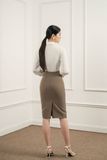  Chân váy ngang gối, Dáng ôm 22SCVE020N 