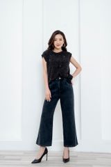  Quần Jeans lửng, Ống loe 20AQJE006X 