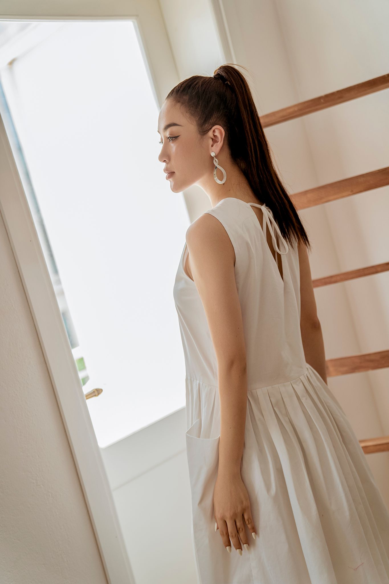  Đầm sát nách, Dáng suông 21SDKO053T 