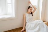  Đầm sát nách, Dáng suông 21SDKO053T 
