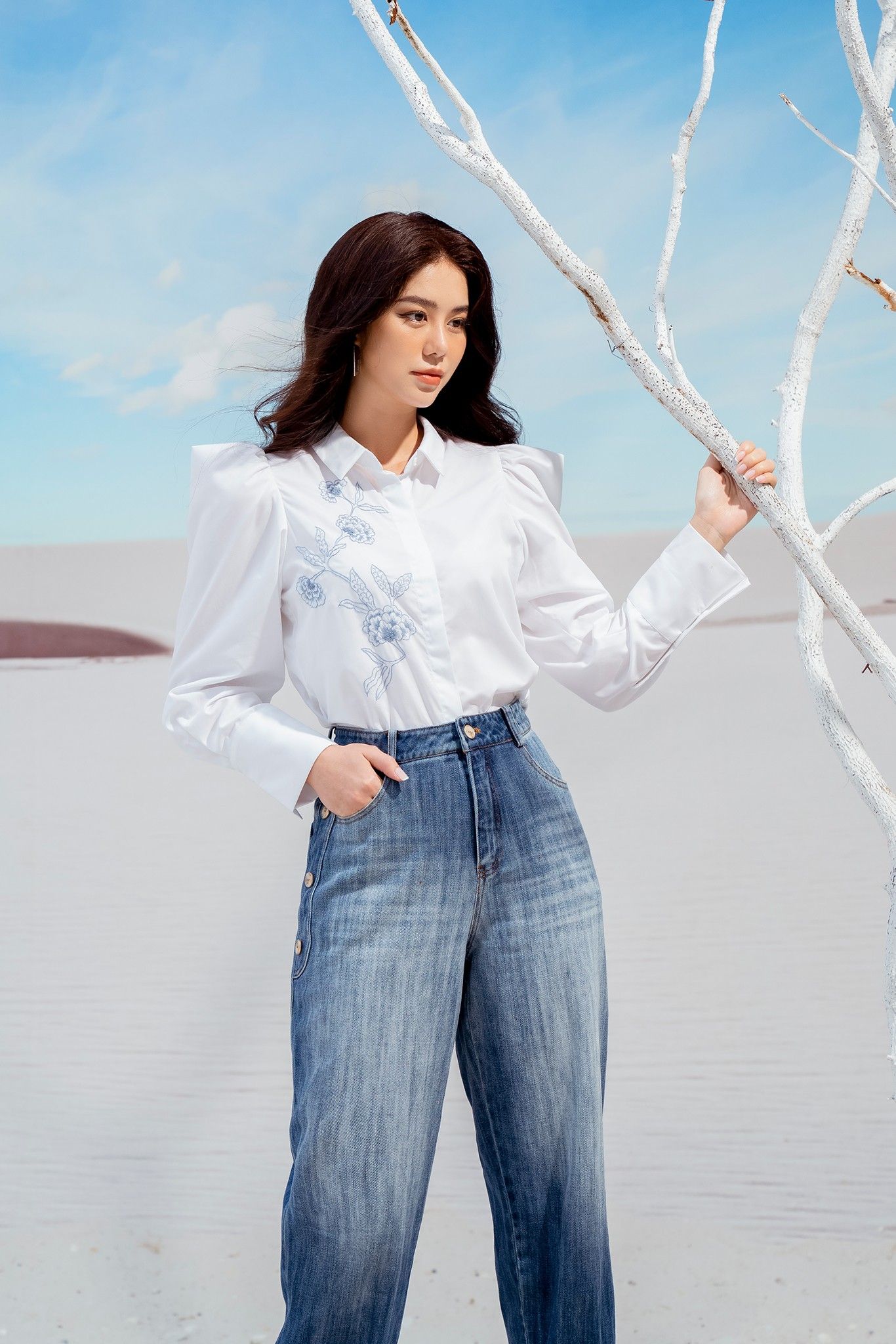  Quần jeans dài,  20AQJE001R 