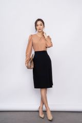  Chân váy ngang gối, Dáng A 22SCVE009D 