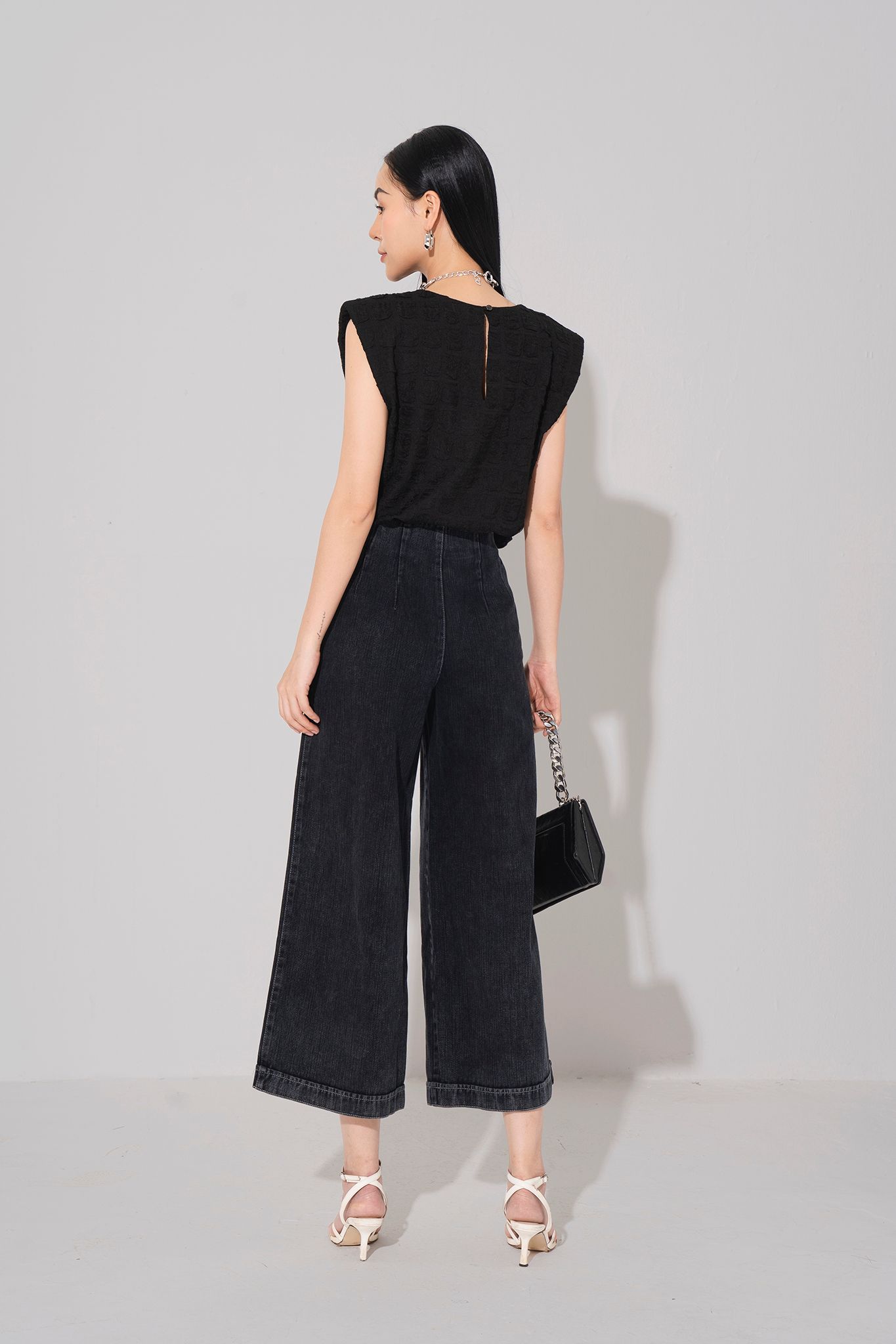  Quần Jeans lửng,  21SQJE006D 